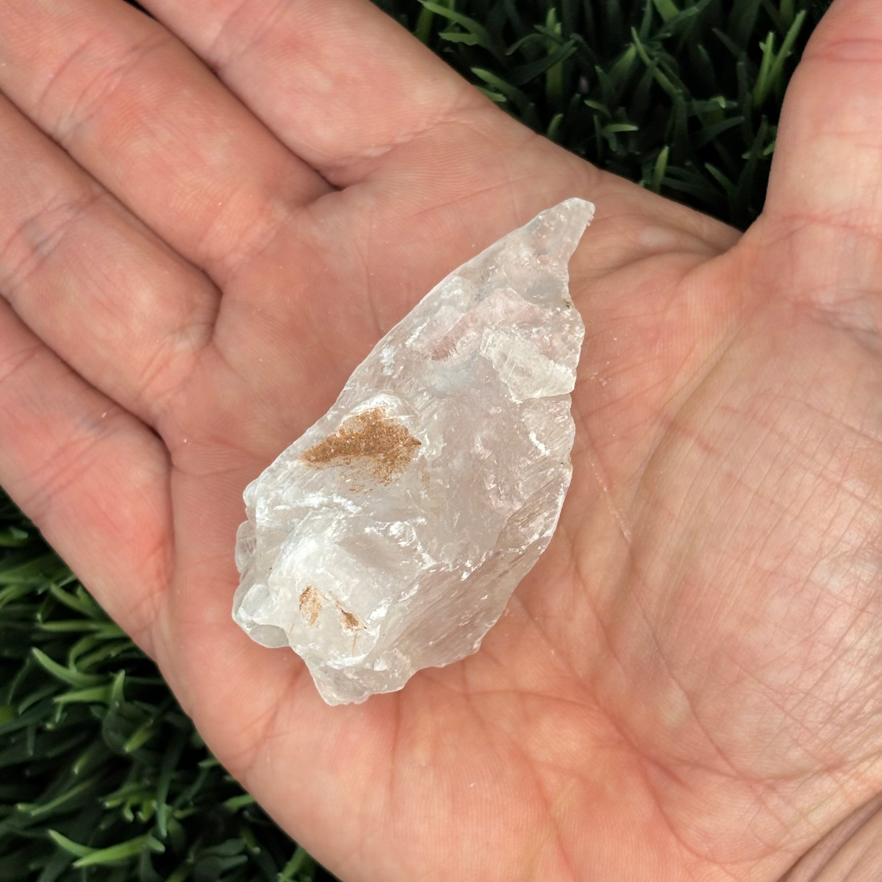 Clear Selenite Natural Form - 028