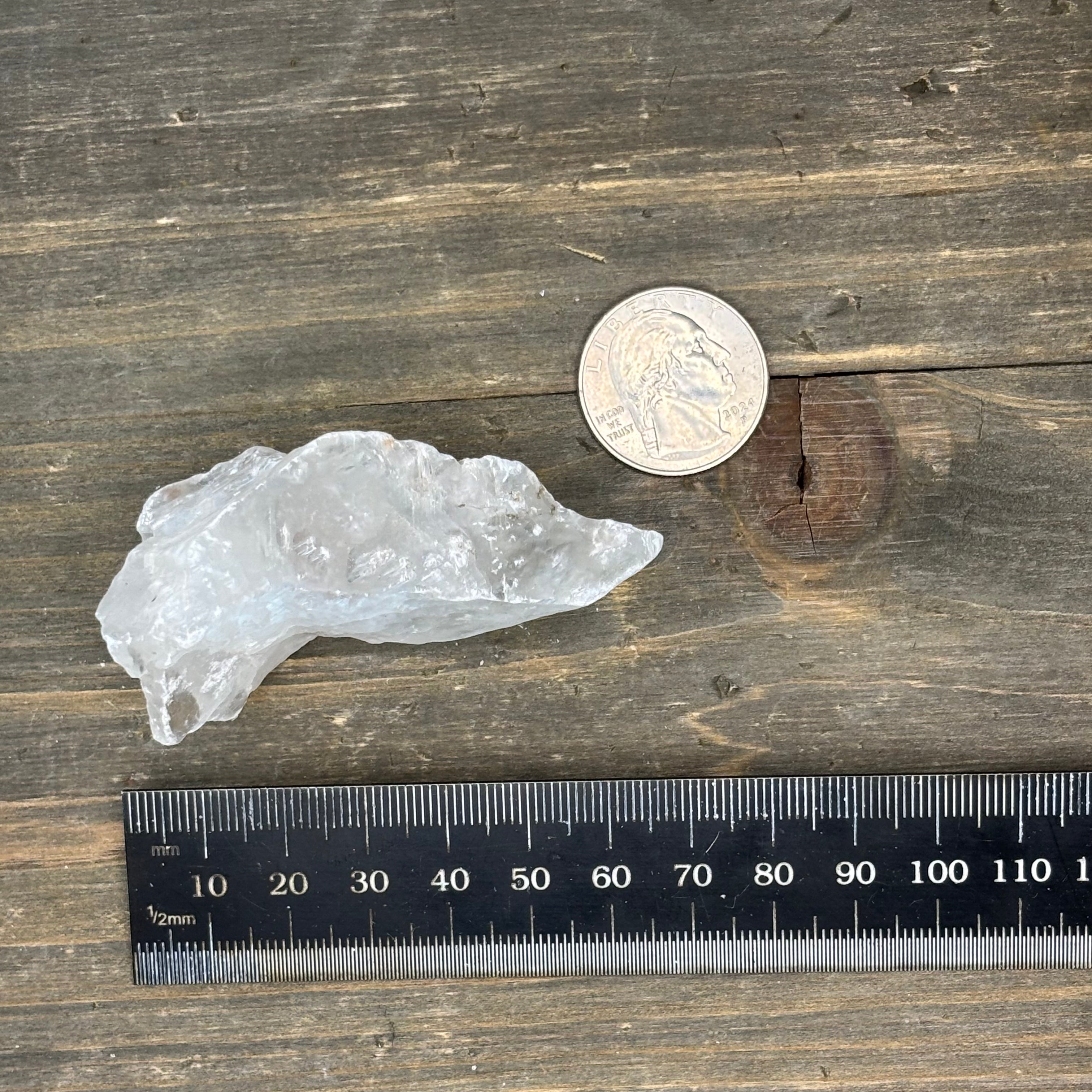 Clear Selenite Natural Form - 028