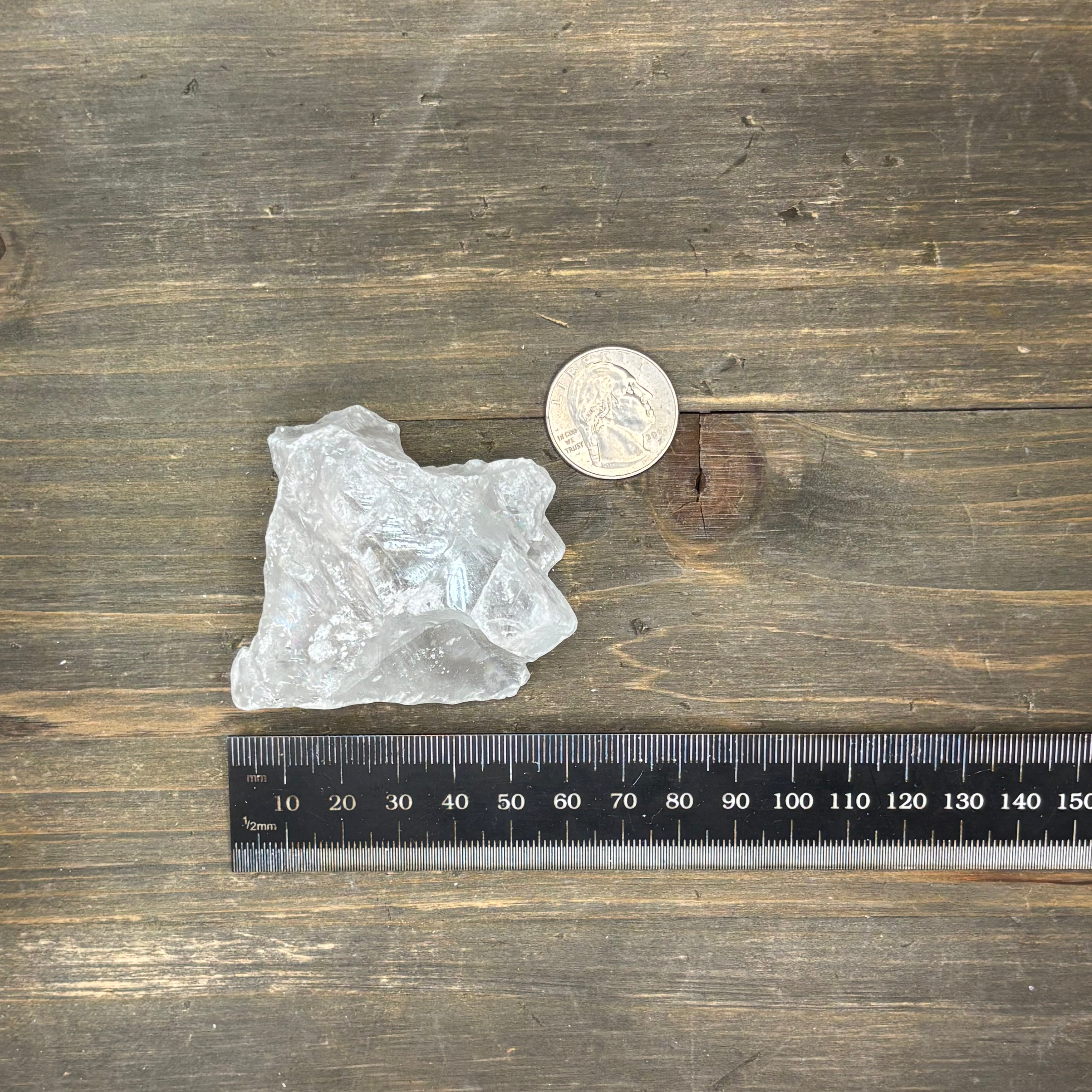 Clear Selenite Natural Form - 029