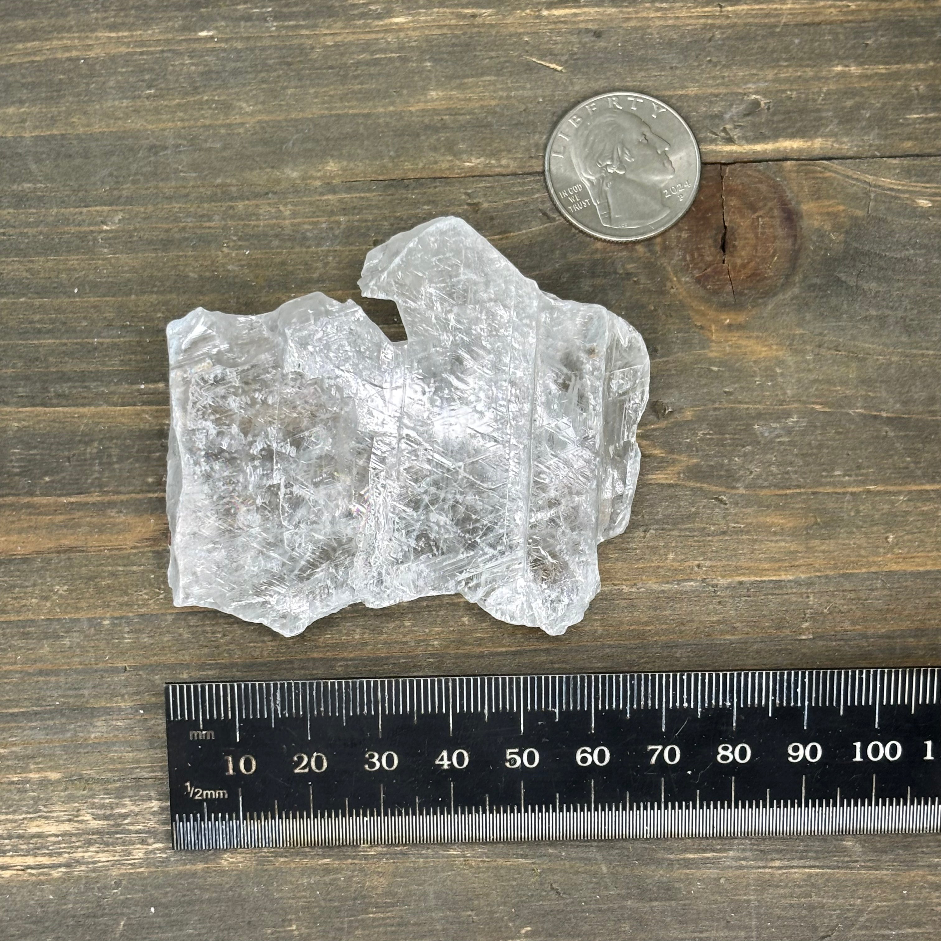 Clear Selenite Natural Form - 032