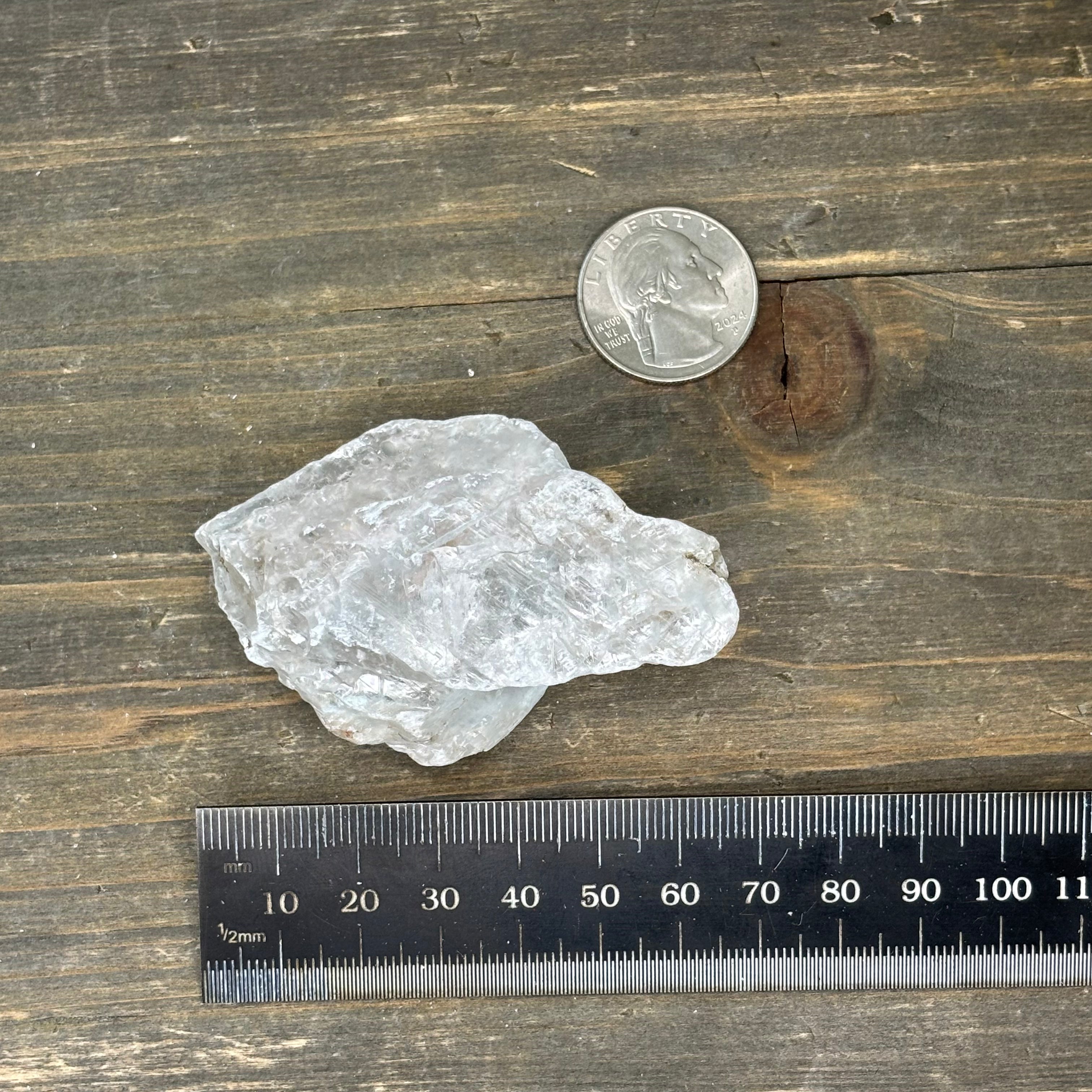 Clear Selenite Natural Form - 034