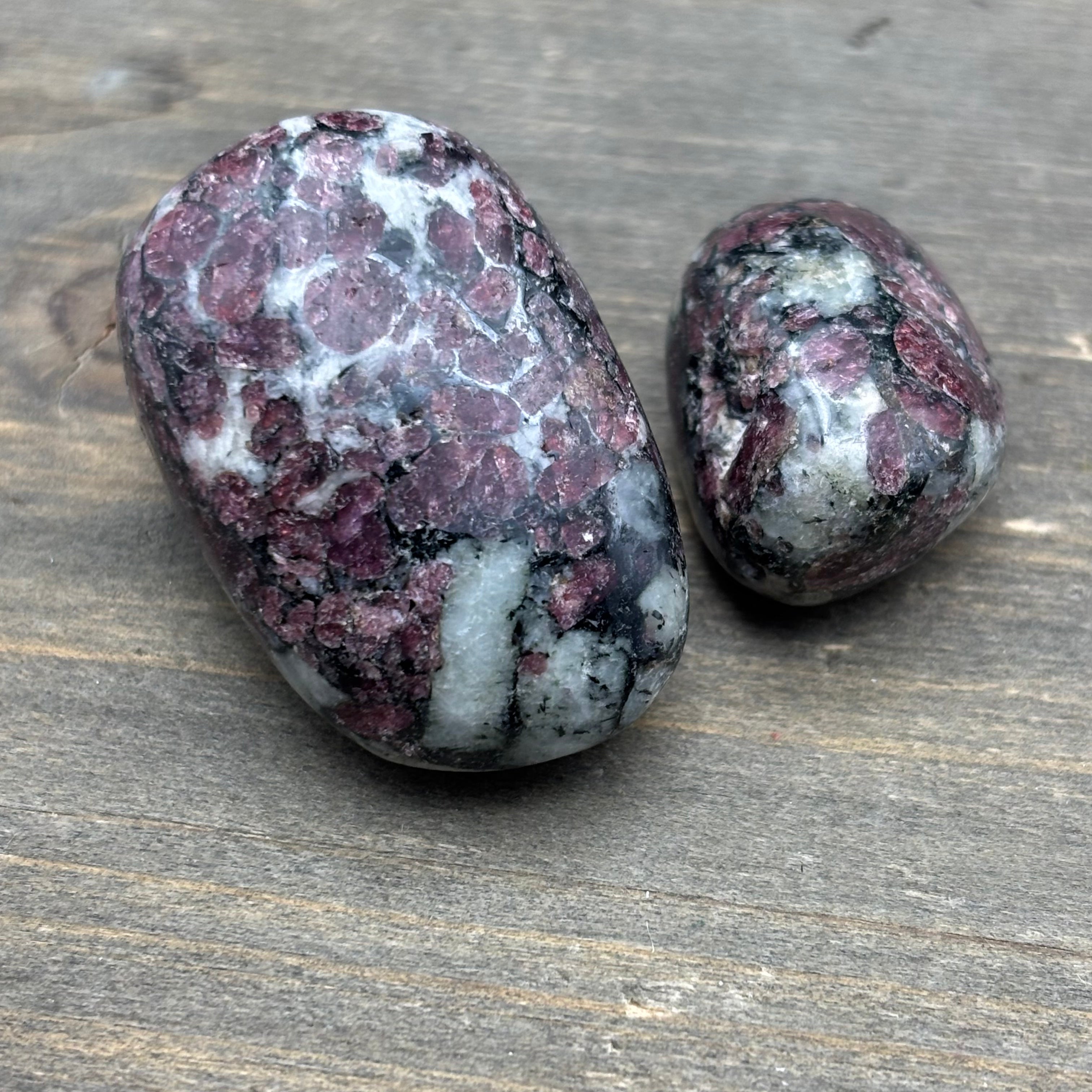 Eudialyte Polished Pair