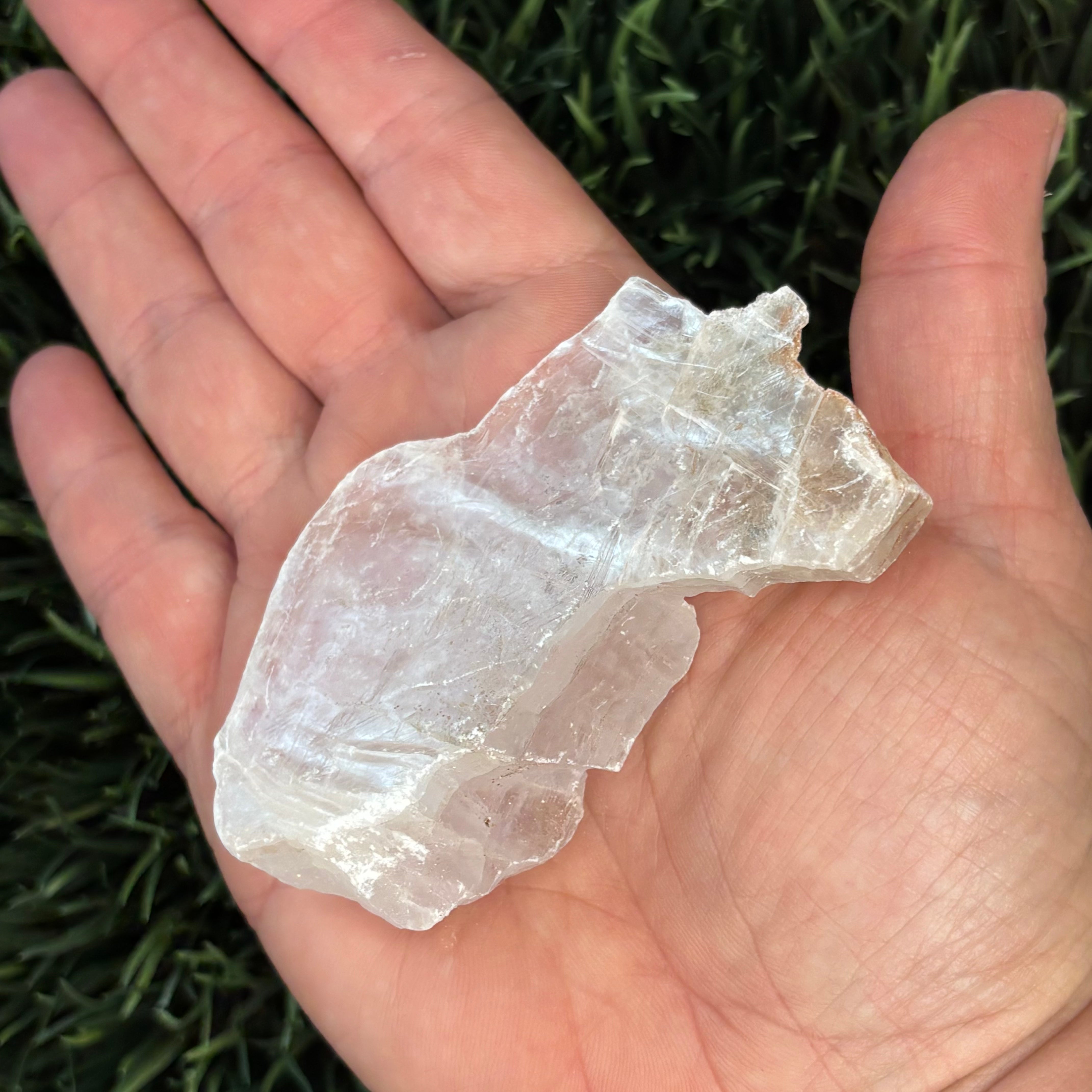 Clear Selenite Natural Form - 036