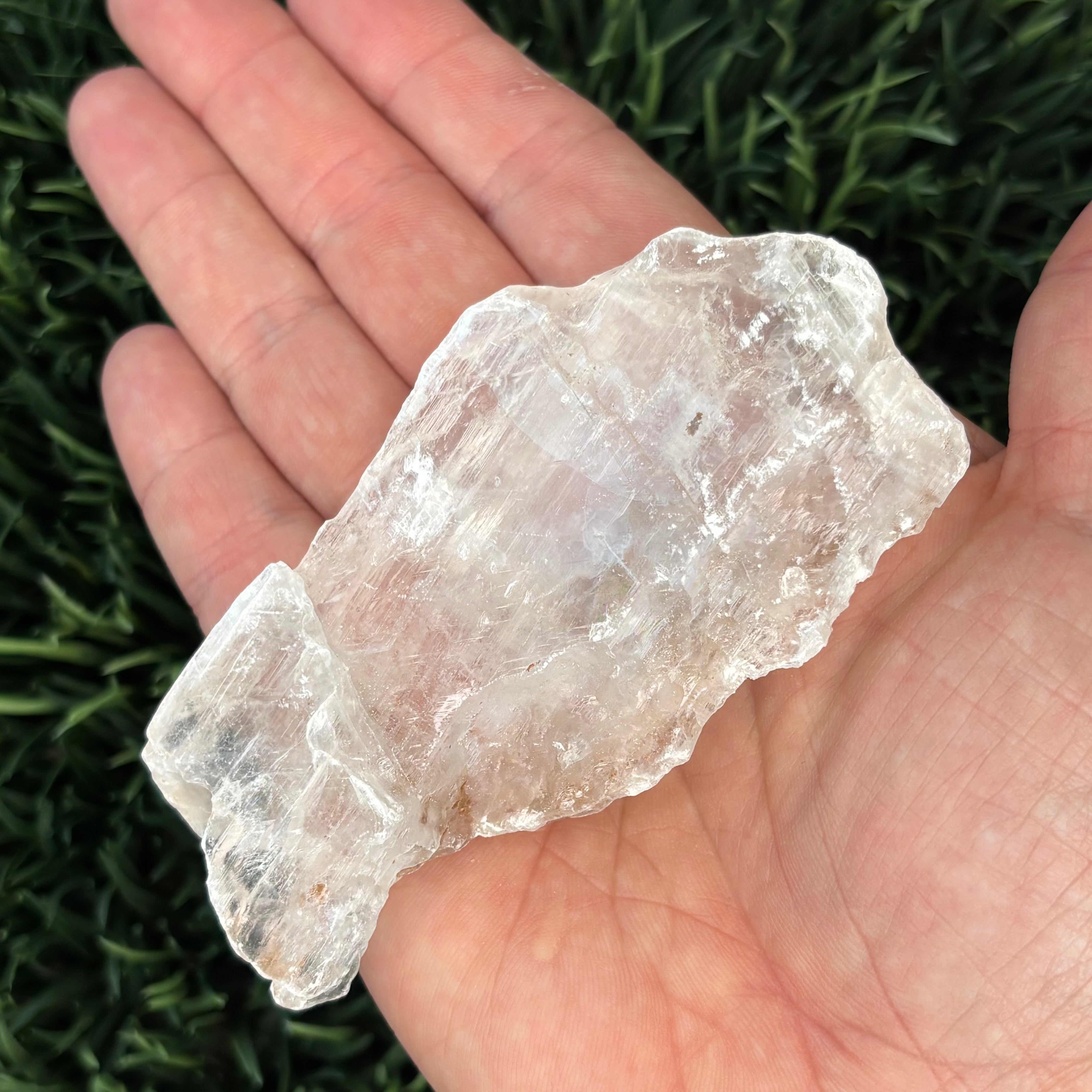 Clear Selenite Natural Form - 038