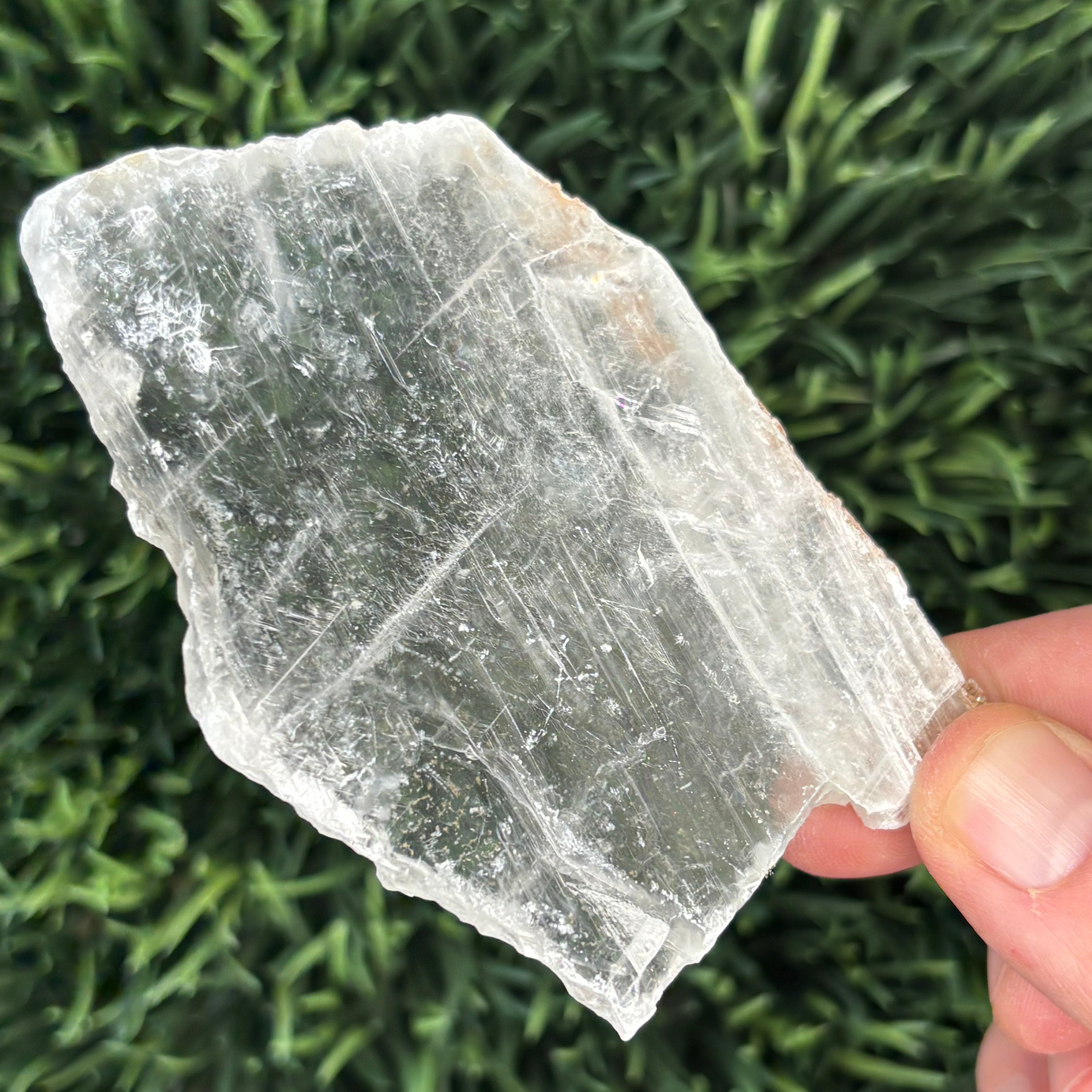 Clear Selenite Natural Form - 043