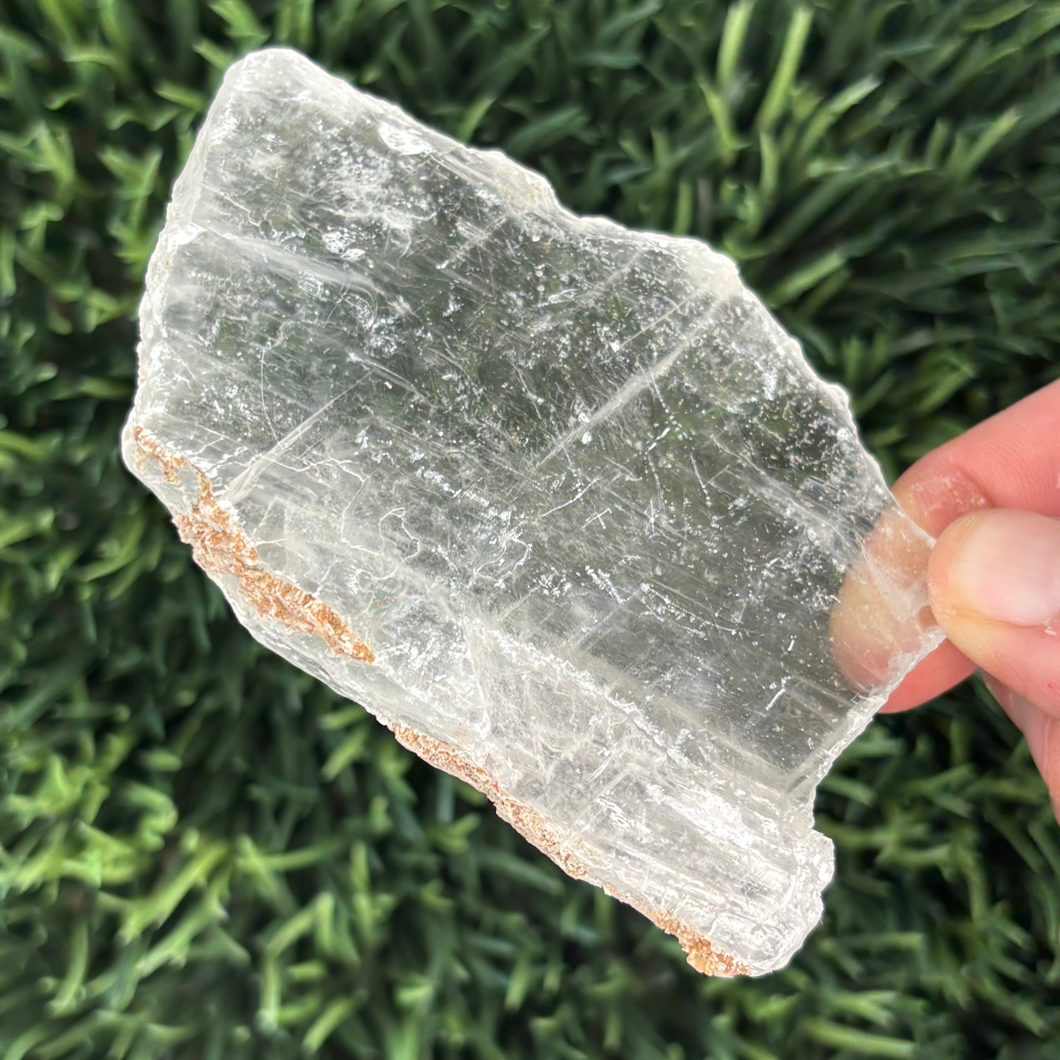 Clear Selenite Natural Form - 043