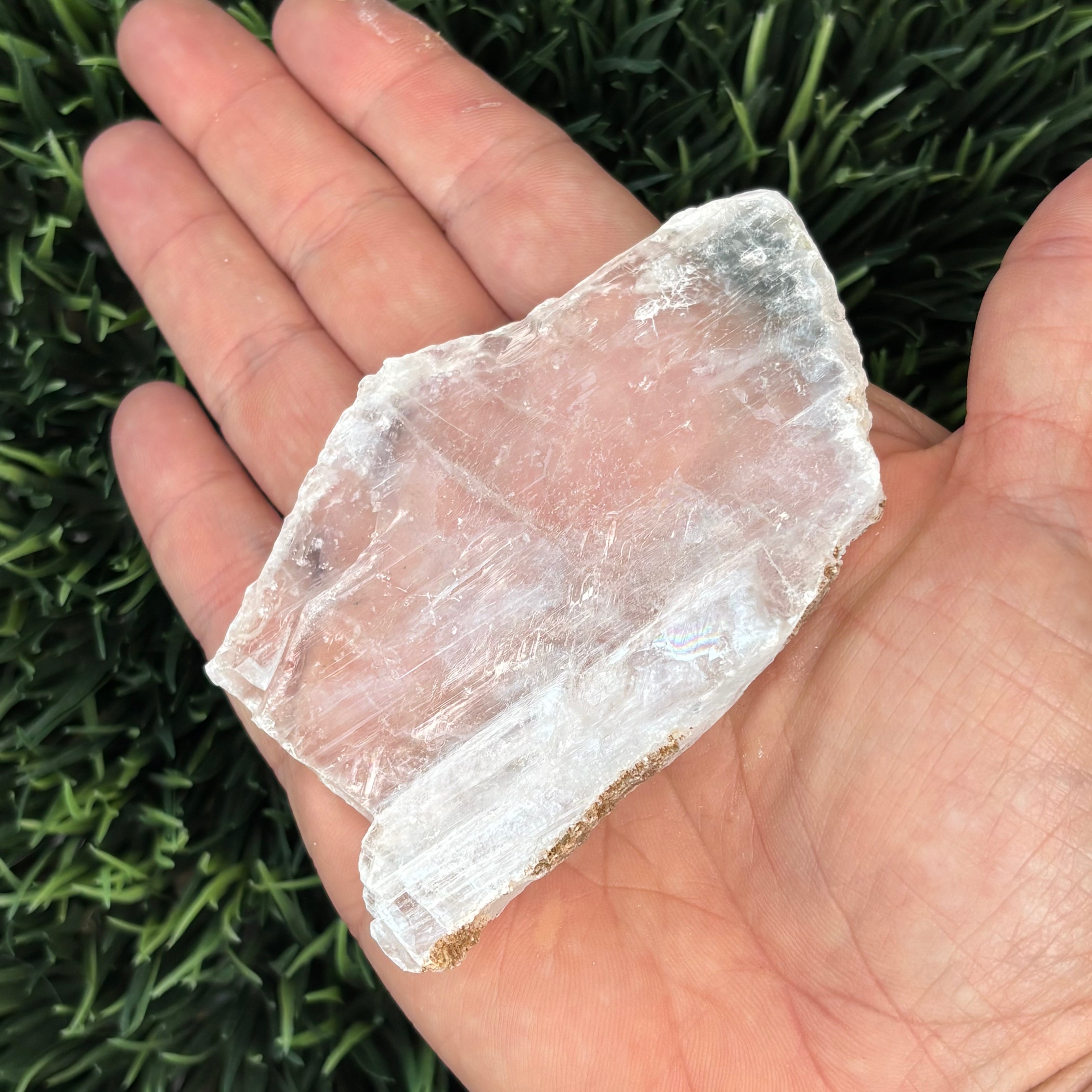 Clear Selenite Natural Form - 043