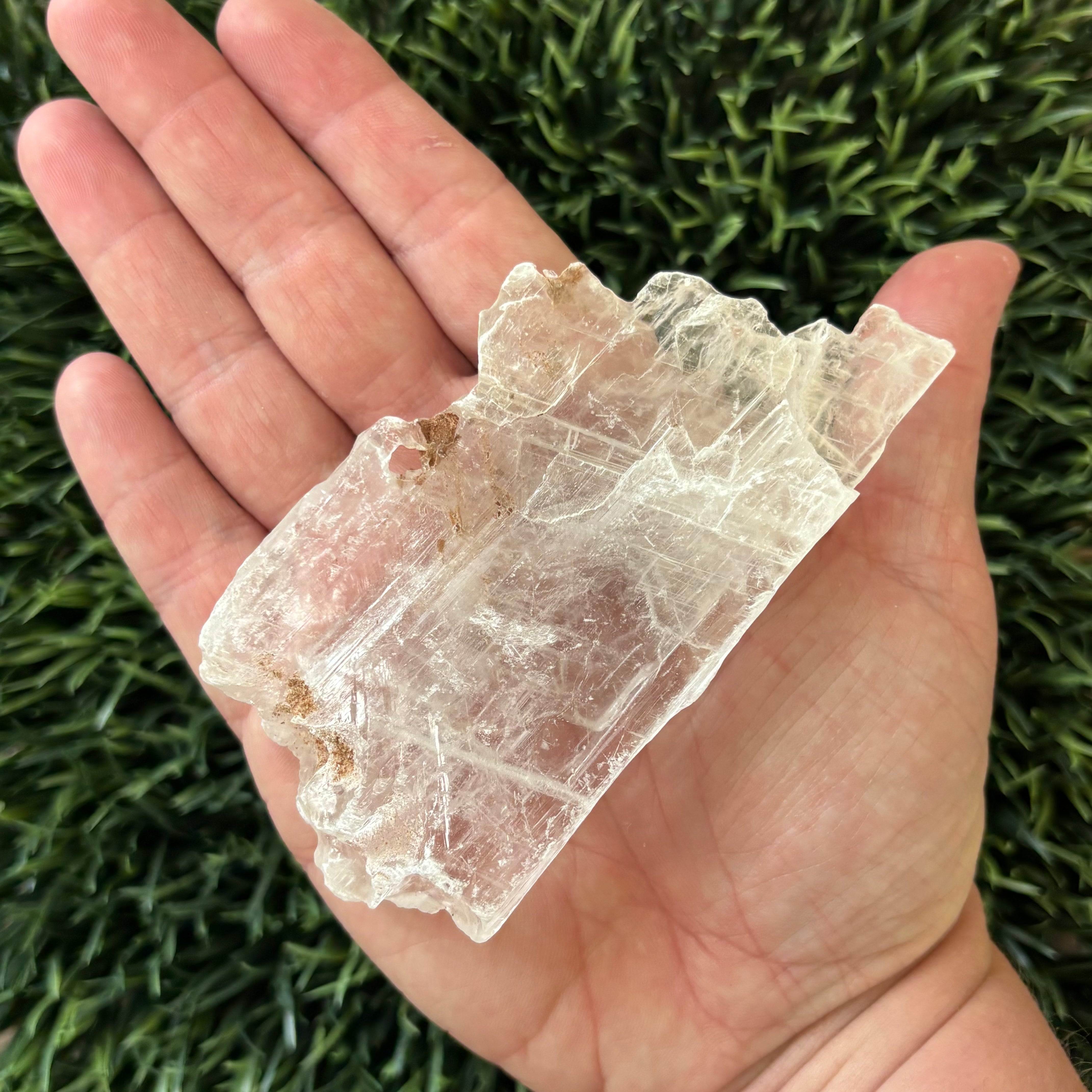 Clear Selenite Natural Form - 046