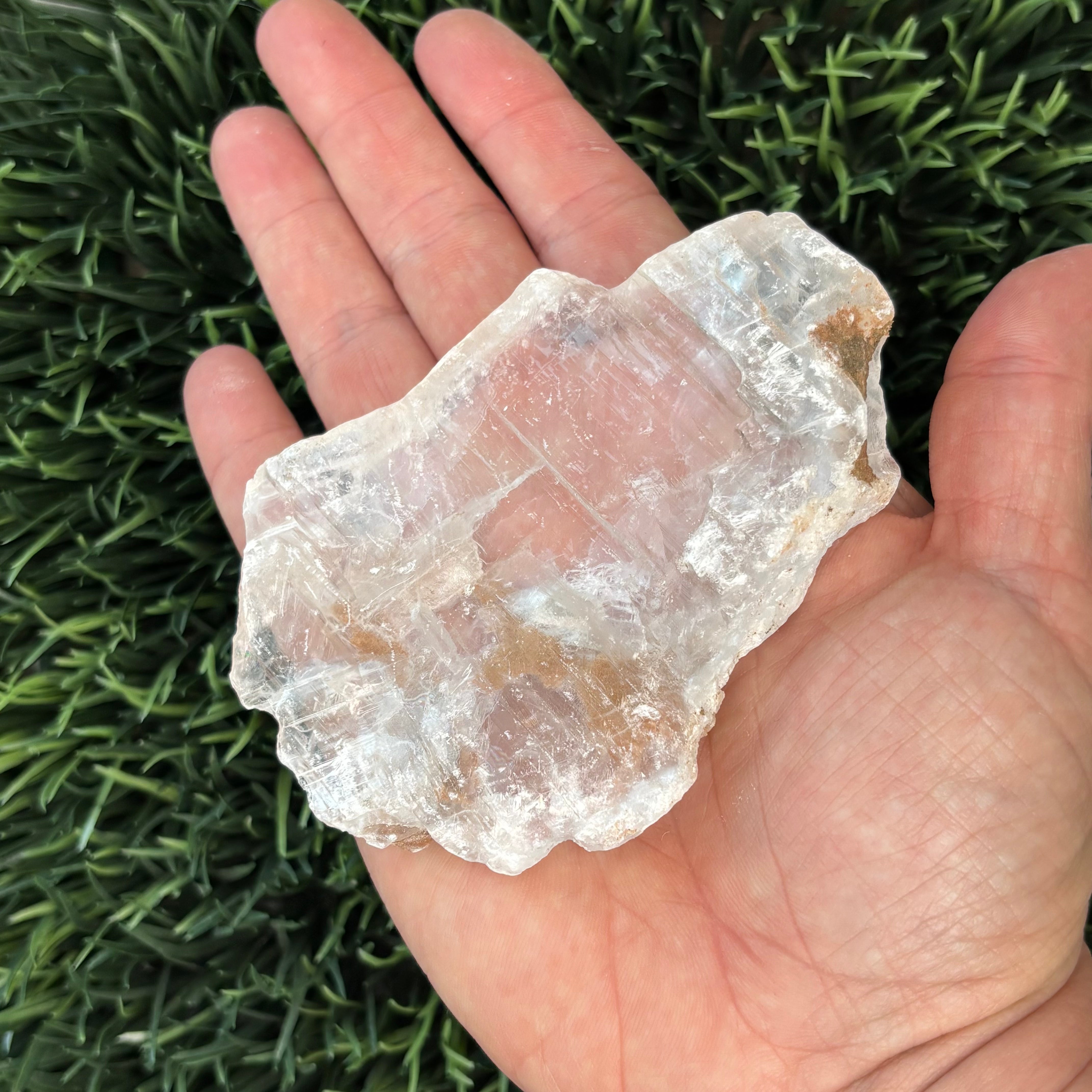 Clear Selenite Natural Form - 048)