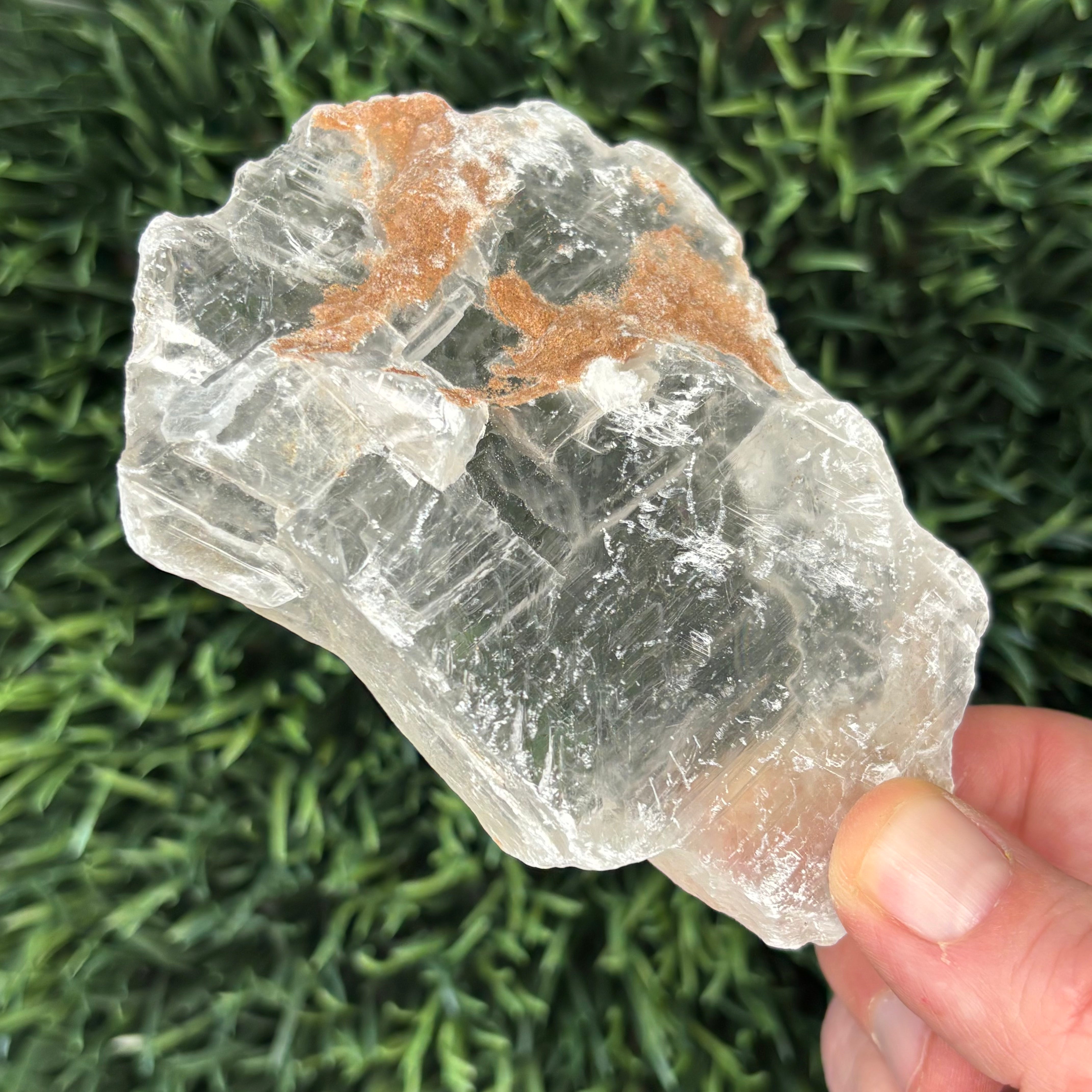 Clear Selenite Natural Form - 048)