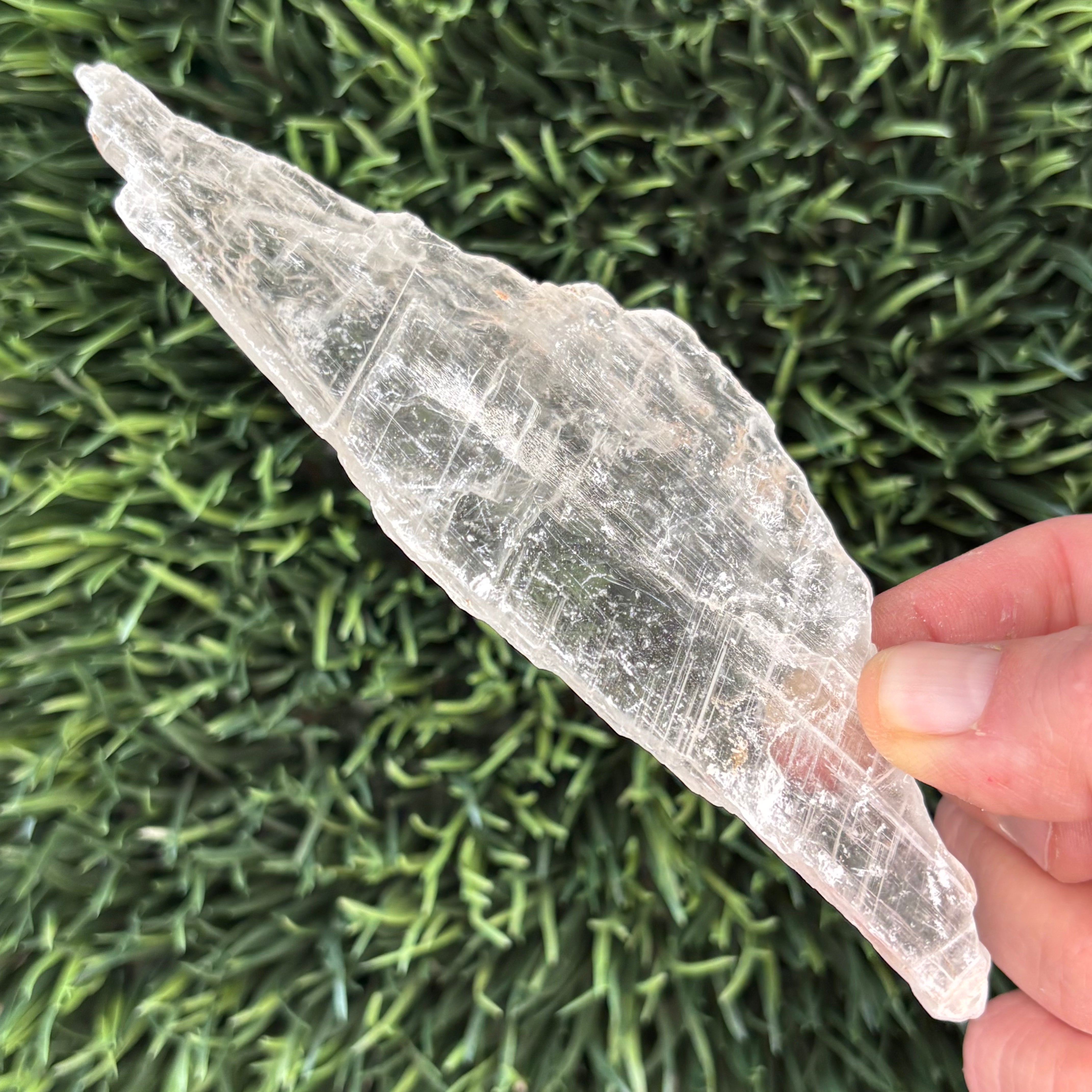 Clear Selenite Natural Form - 049