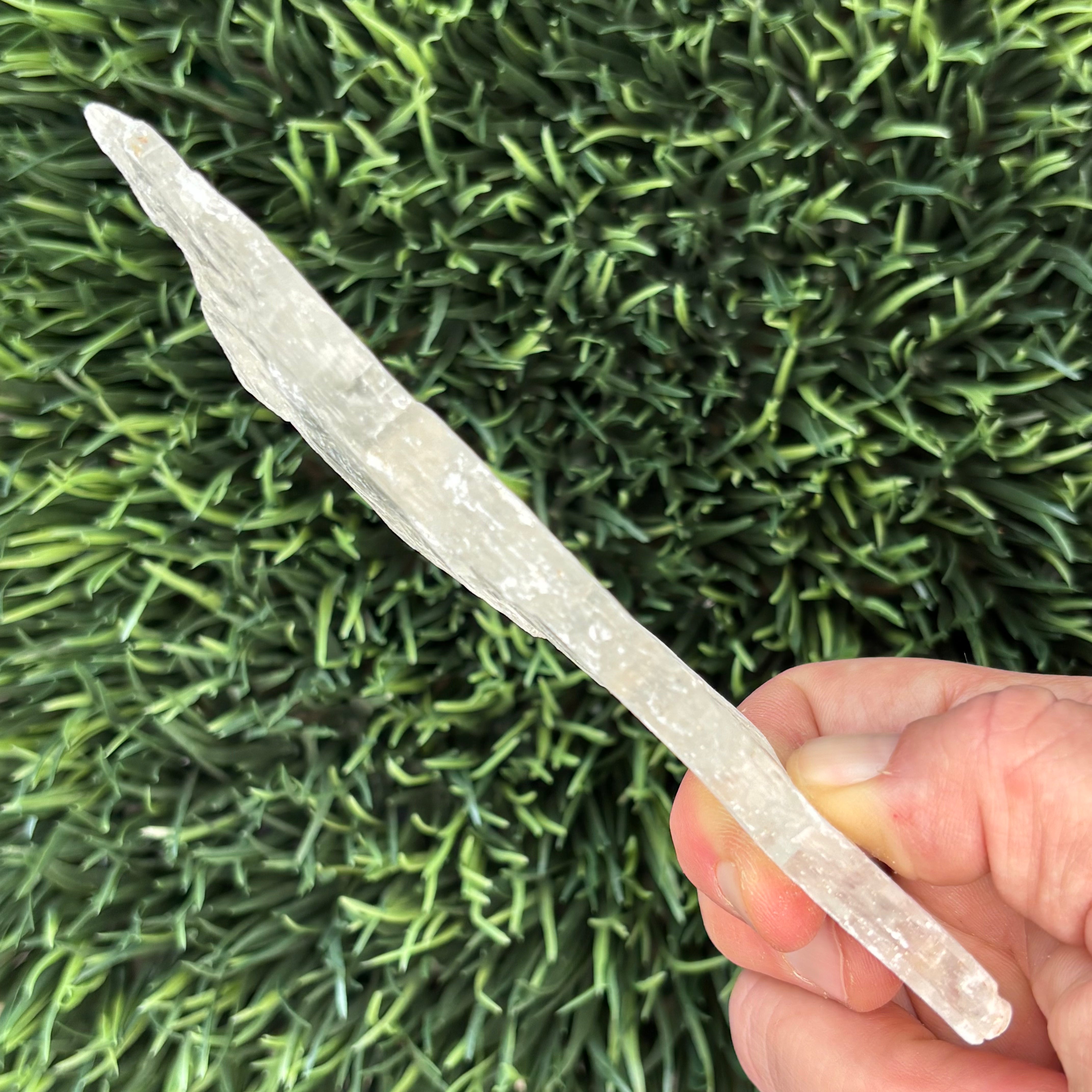 Clear Selenite Natural Form - 049