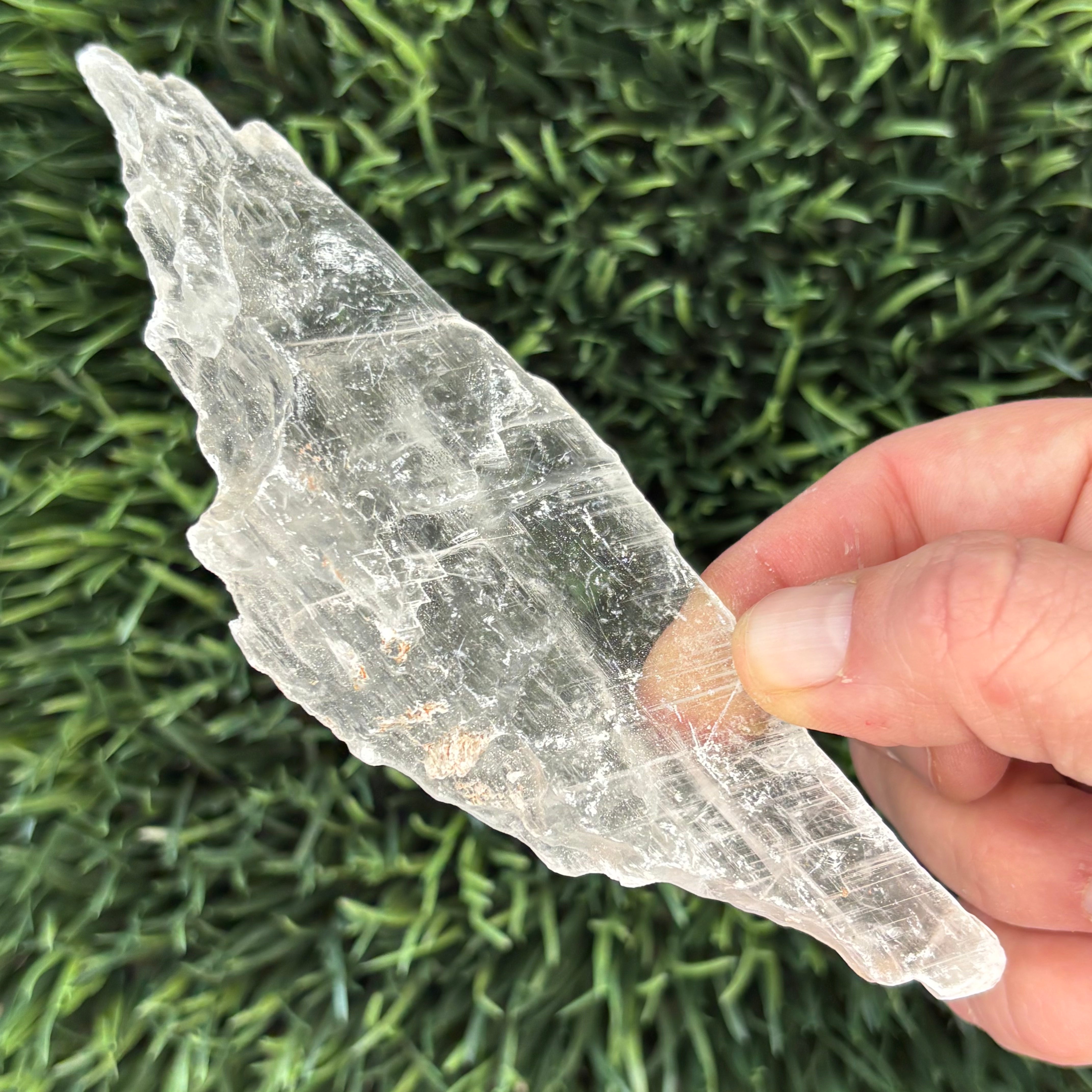 Clear Selenite Natural Form - 049