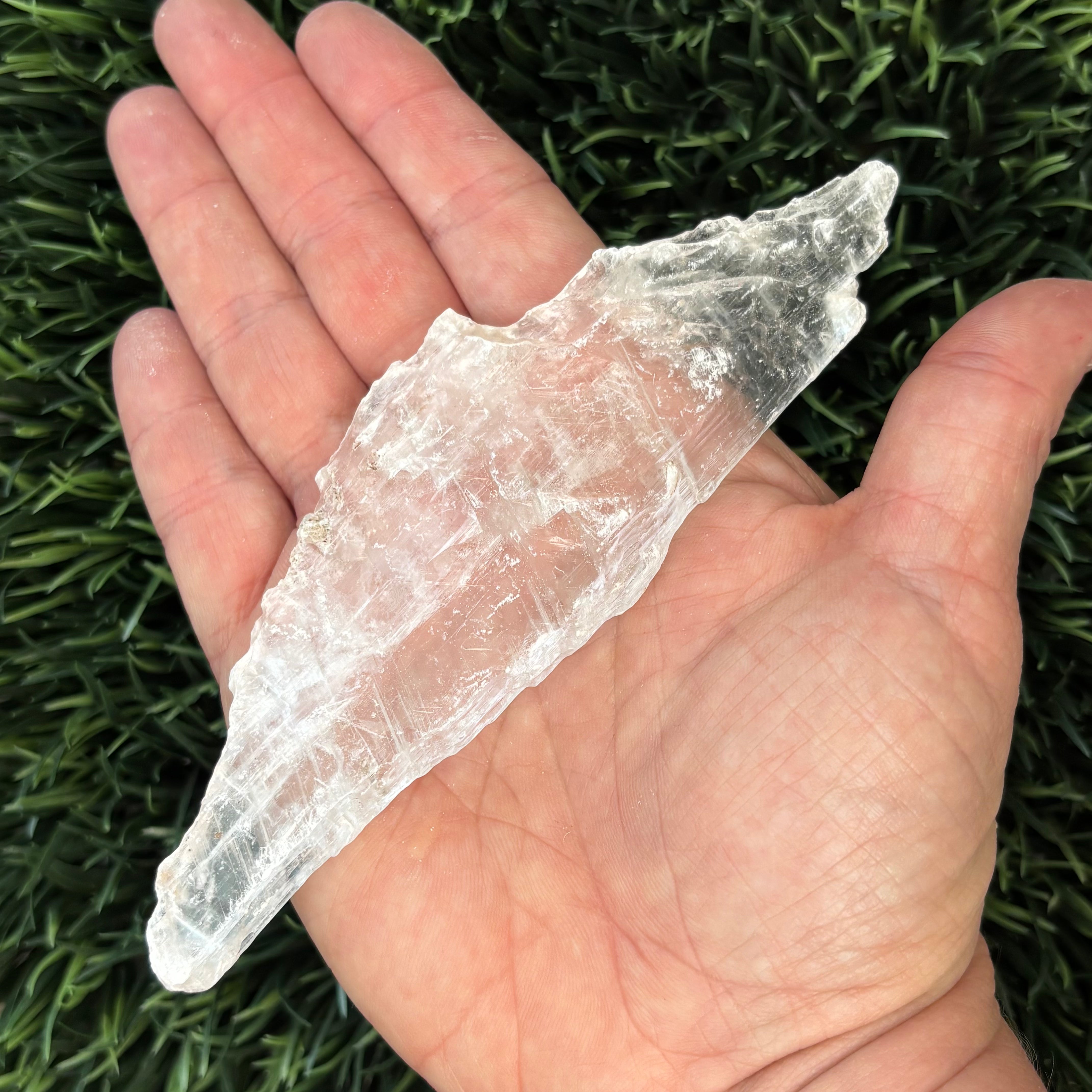 Clear Selenite Natural Form - 049