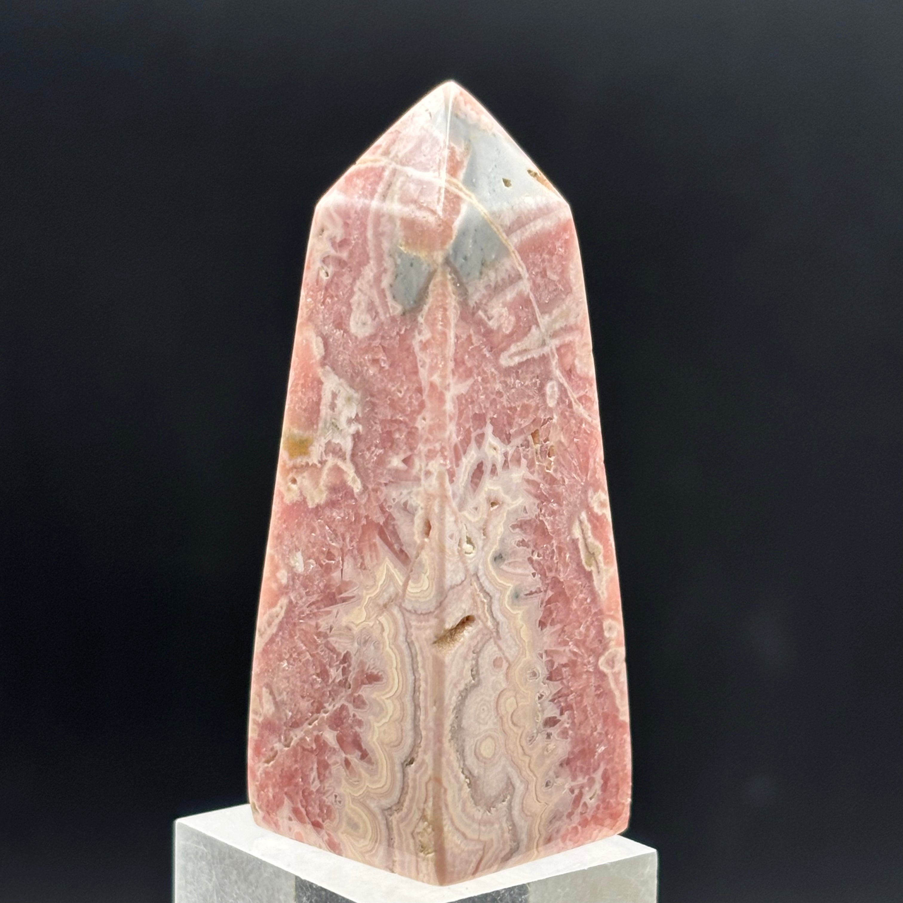 Rhodochrosite Polished Tower - 023