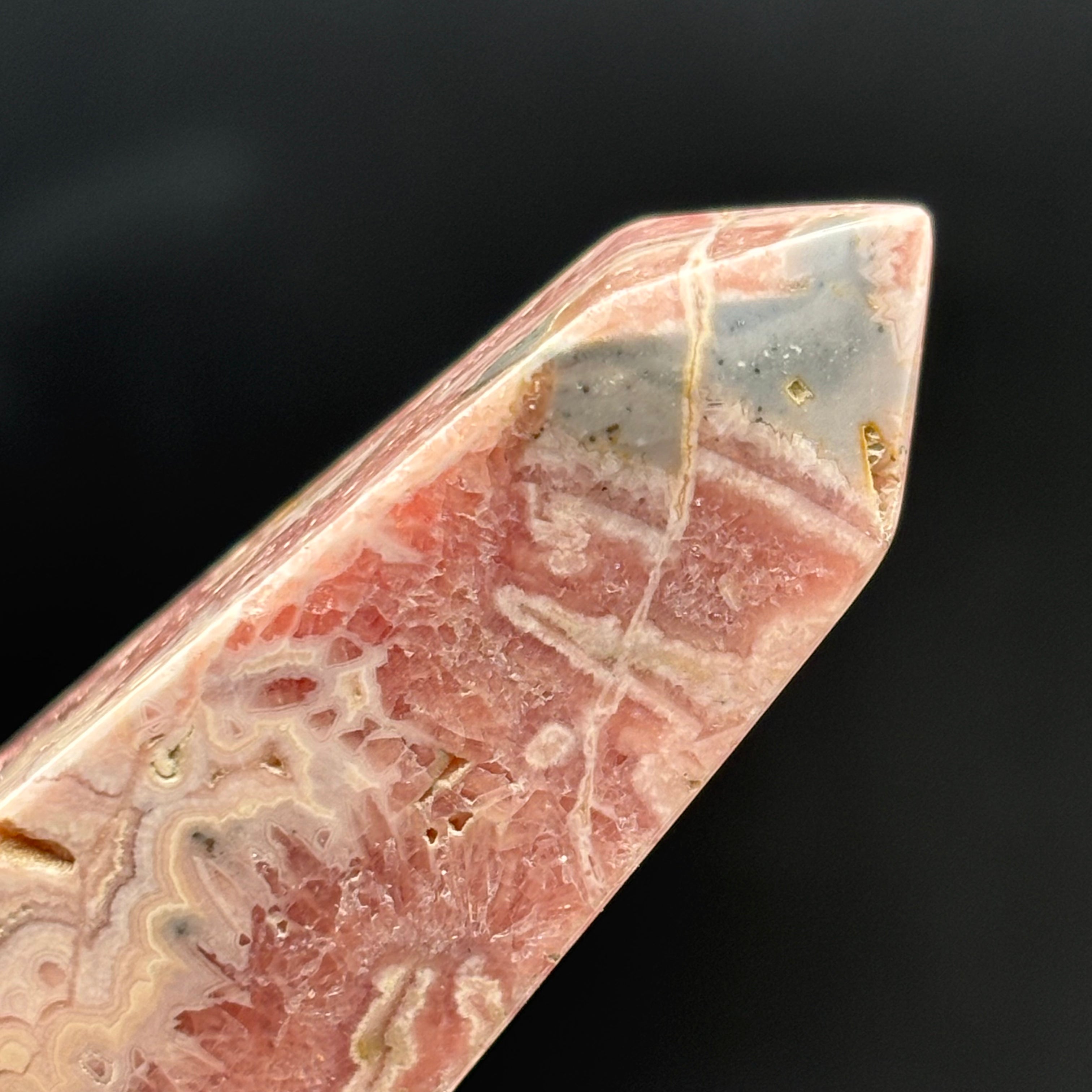 Rhodochrosite Polished Tower - 023