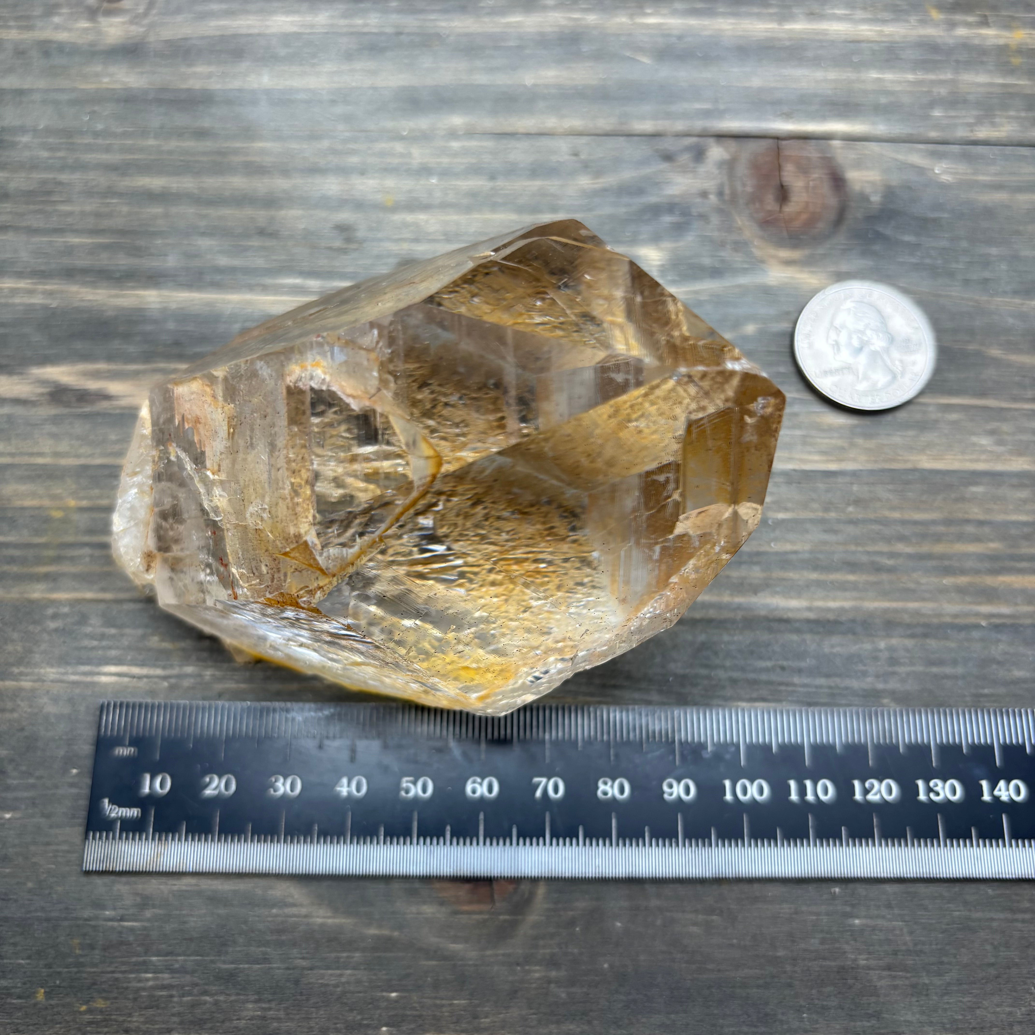 Golden Himalayan Master Healer Quartz - 002