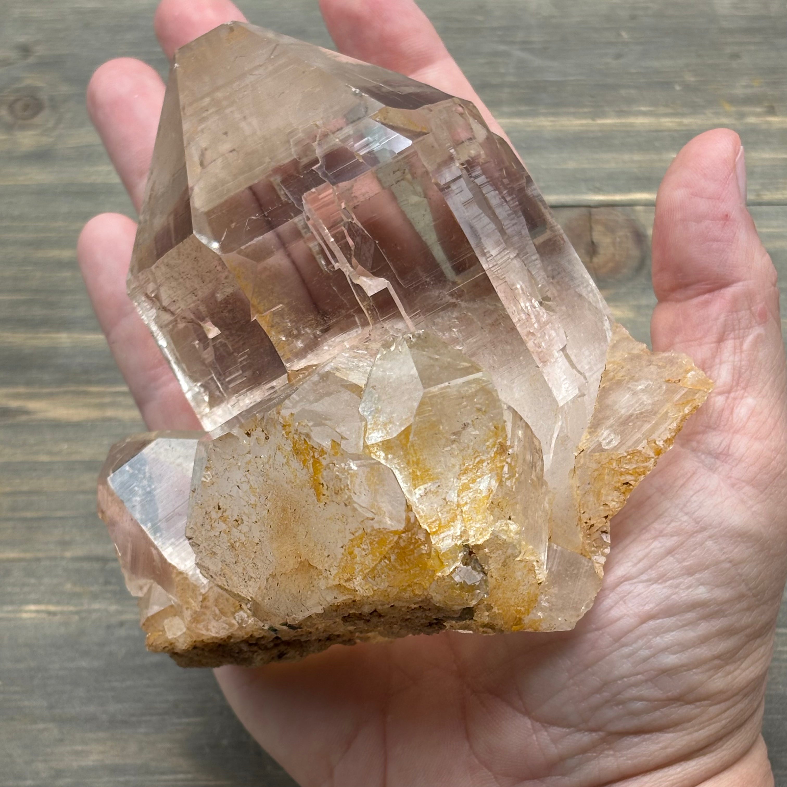 Golden Himalayan Master Healer Quartz - 003