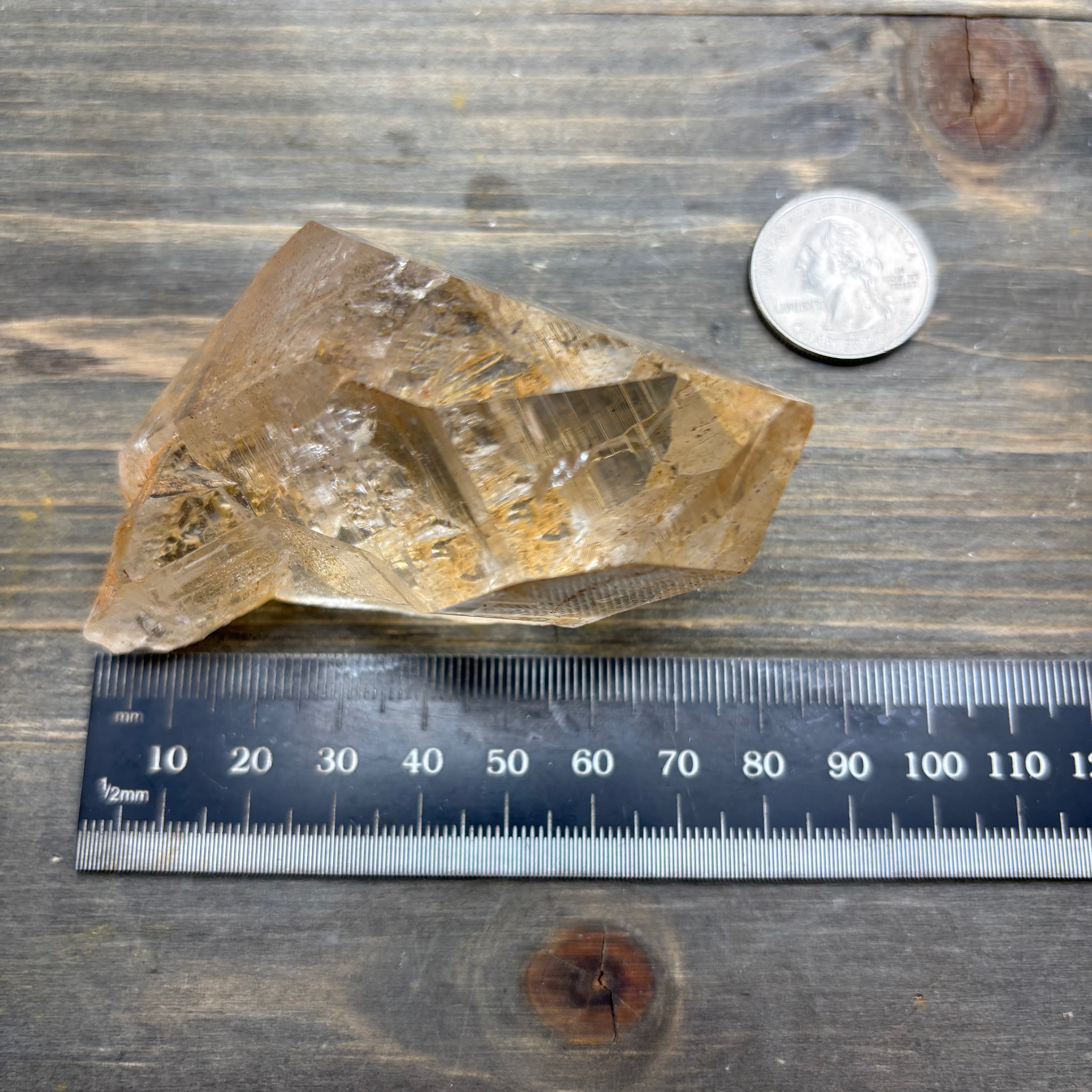 Golden Himalayan Master Healer Quartz - 004