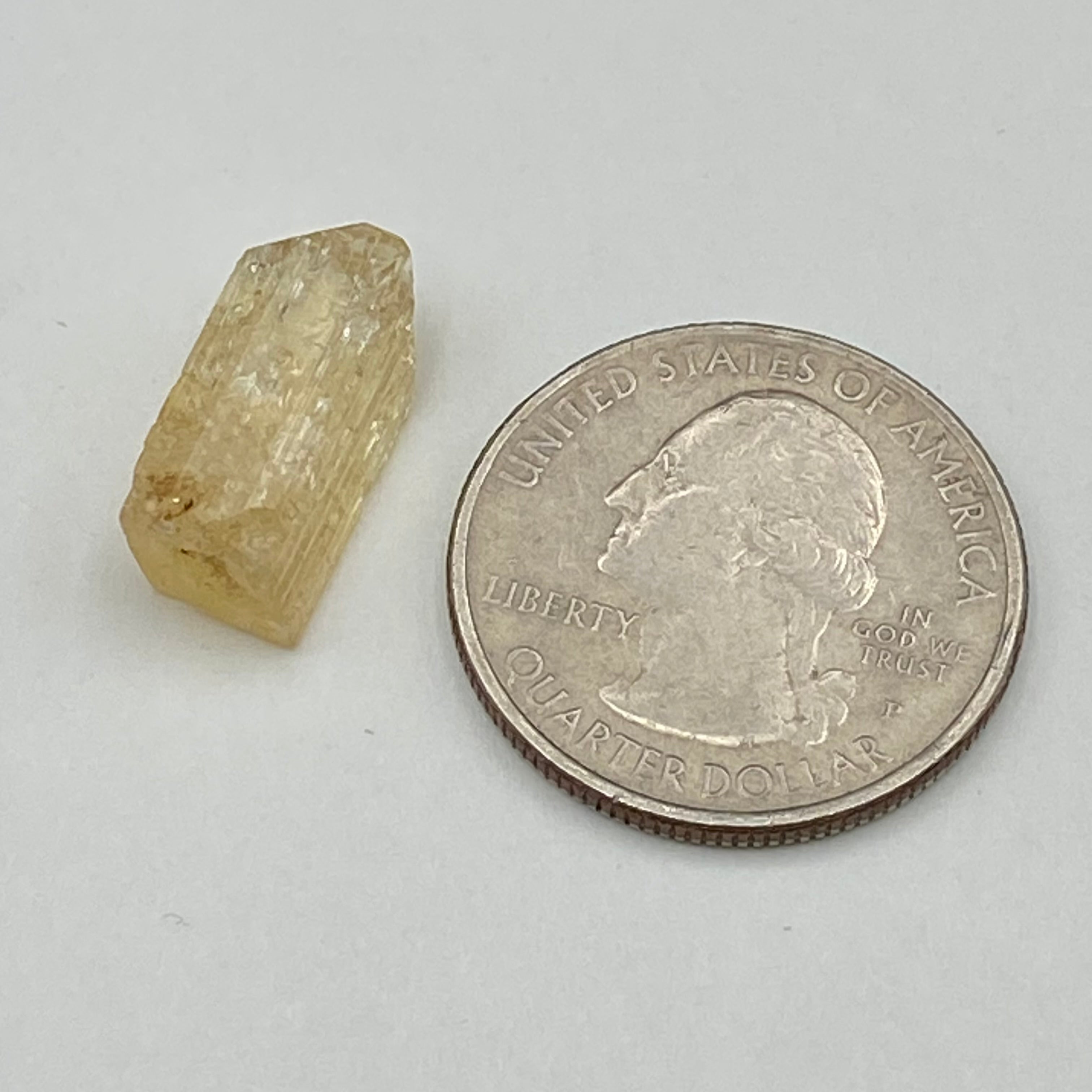 Imperial Topaz Natural Full Terminated Crystal - 184