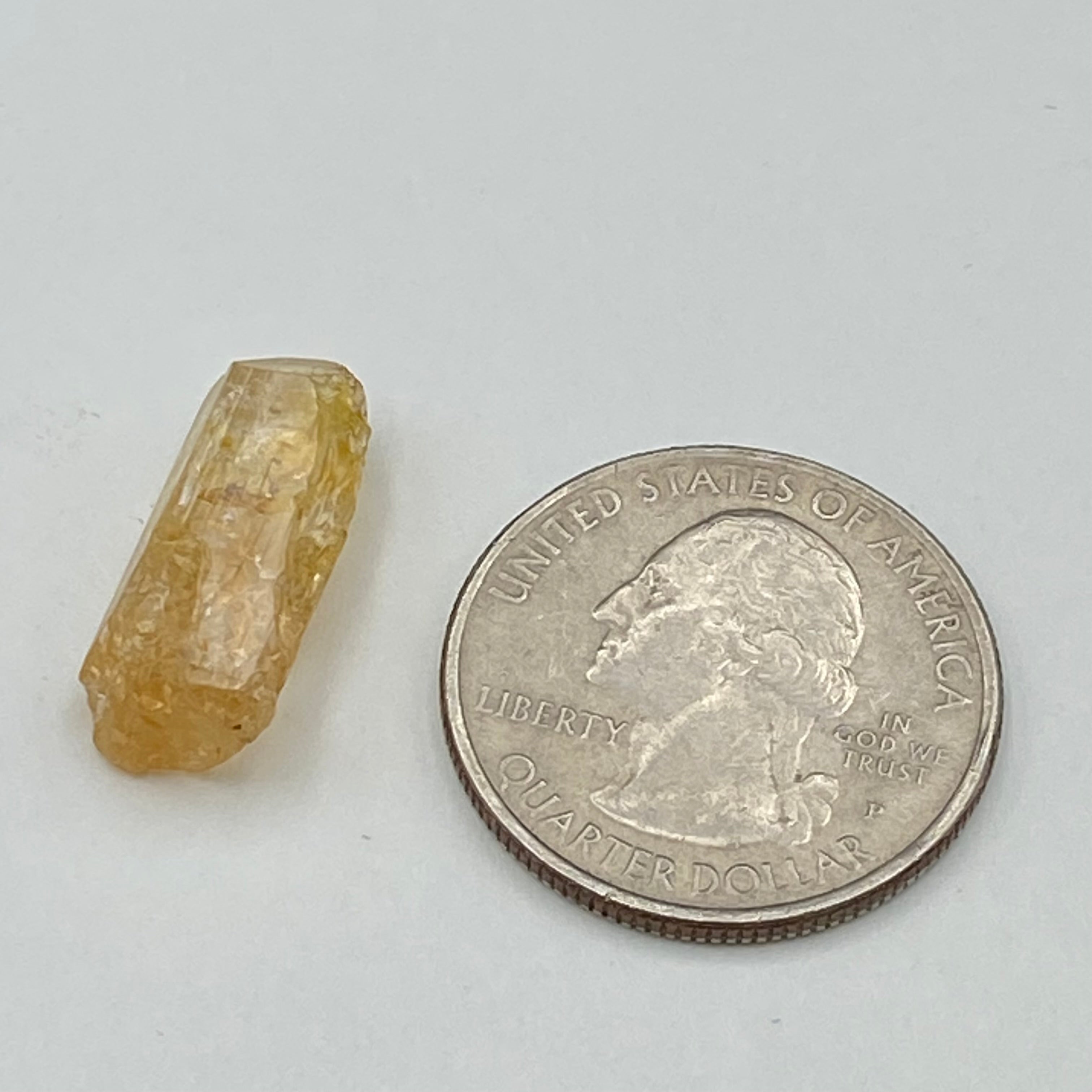 Imperial Topaz Natural Full Terminated Crystal - 186