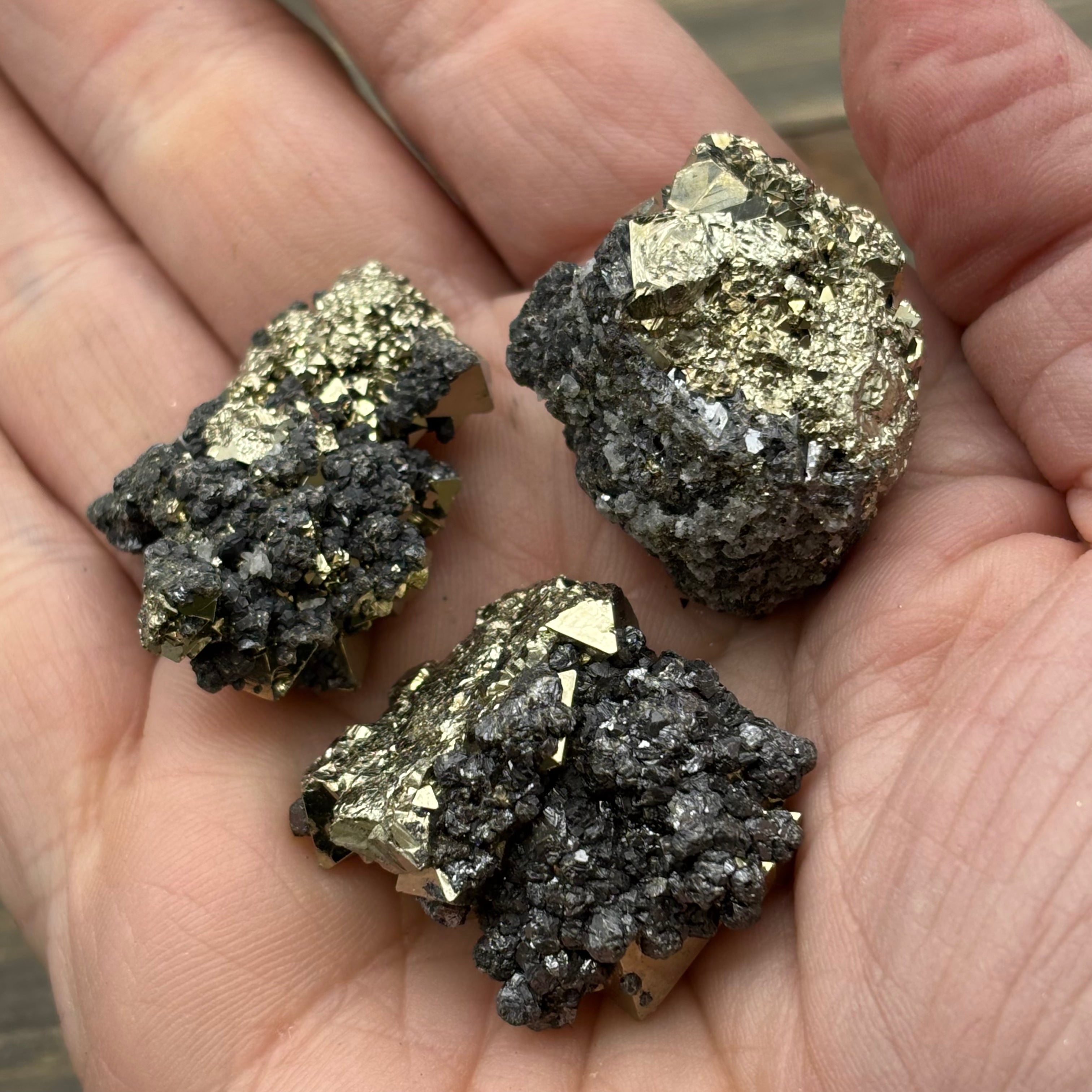 Crystalline Pyrite with Sphalerite