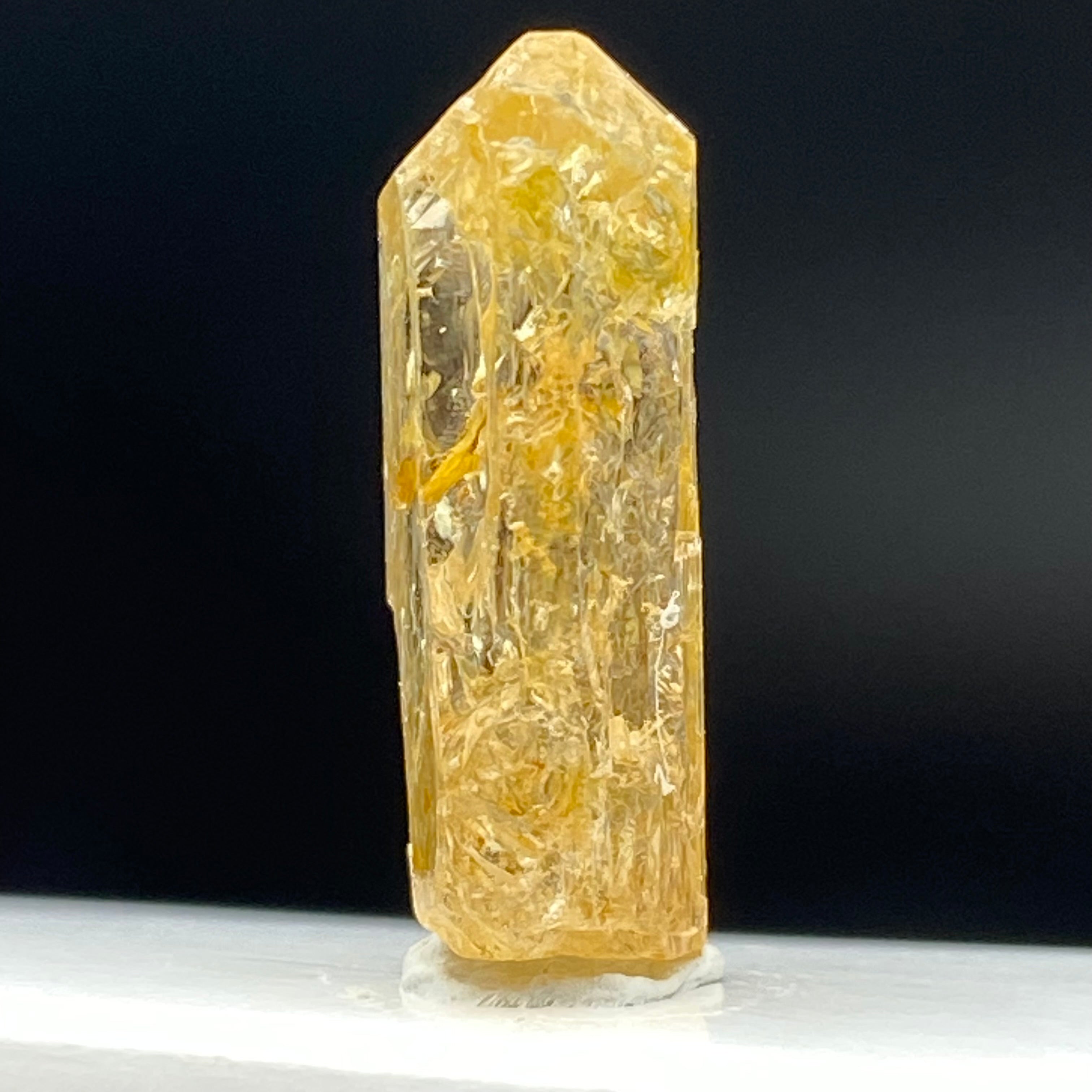 Imperial Topaz Natural Full Terminated Crystal - 186