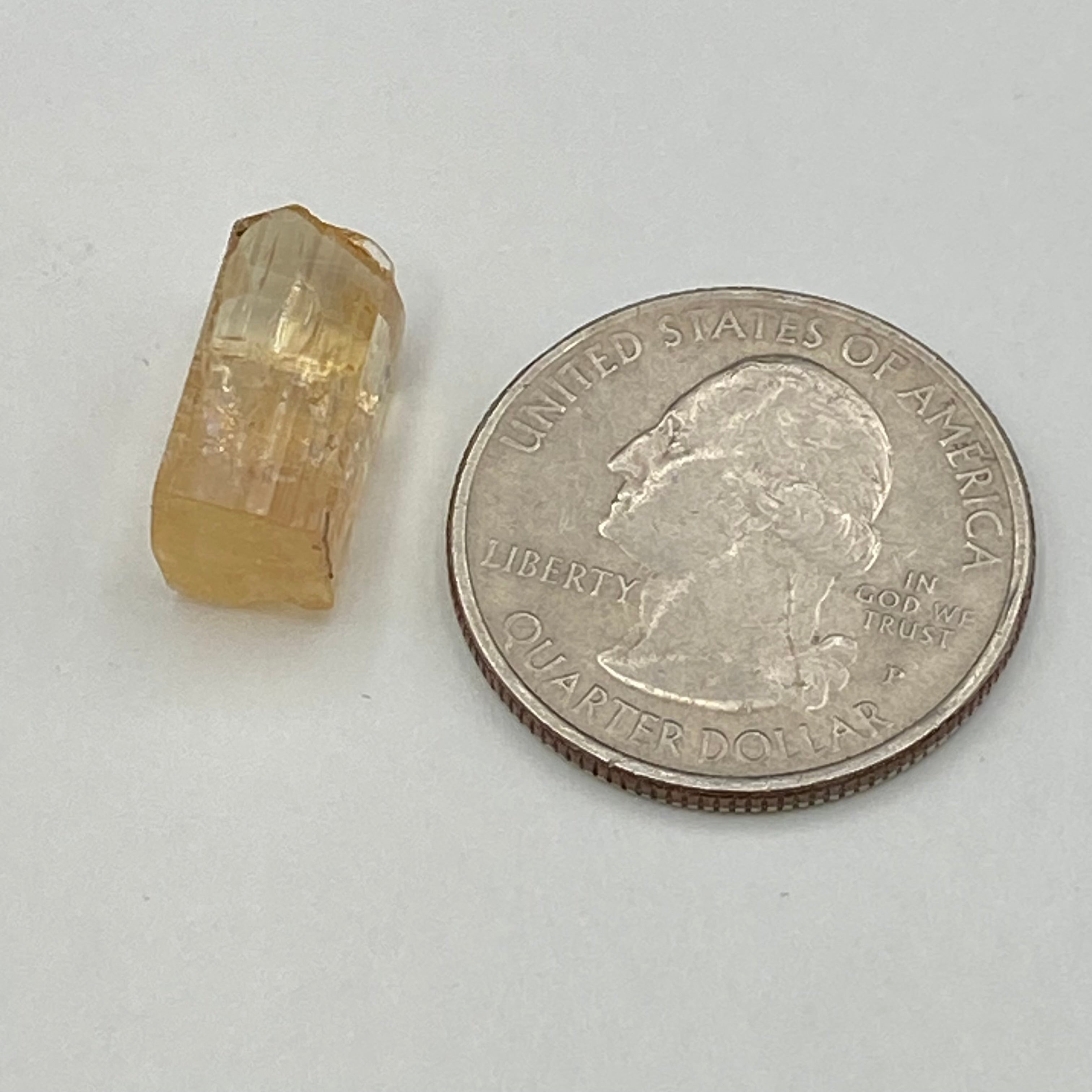 Imperial Topaz Natural Full Terminated Crystal - 187