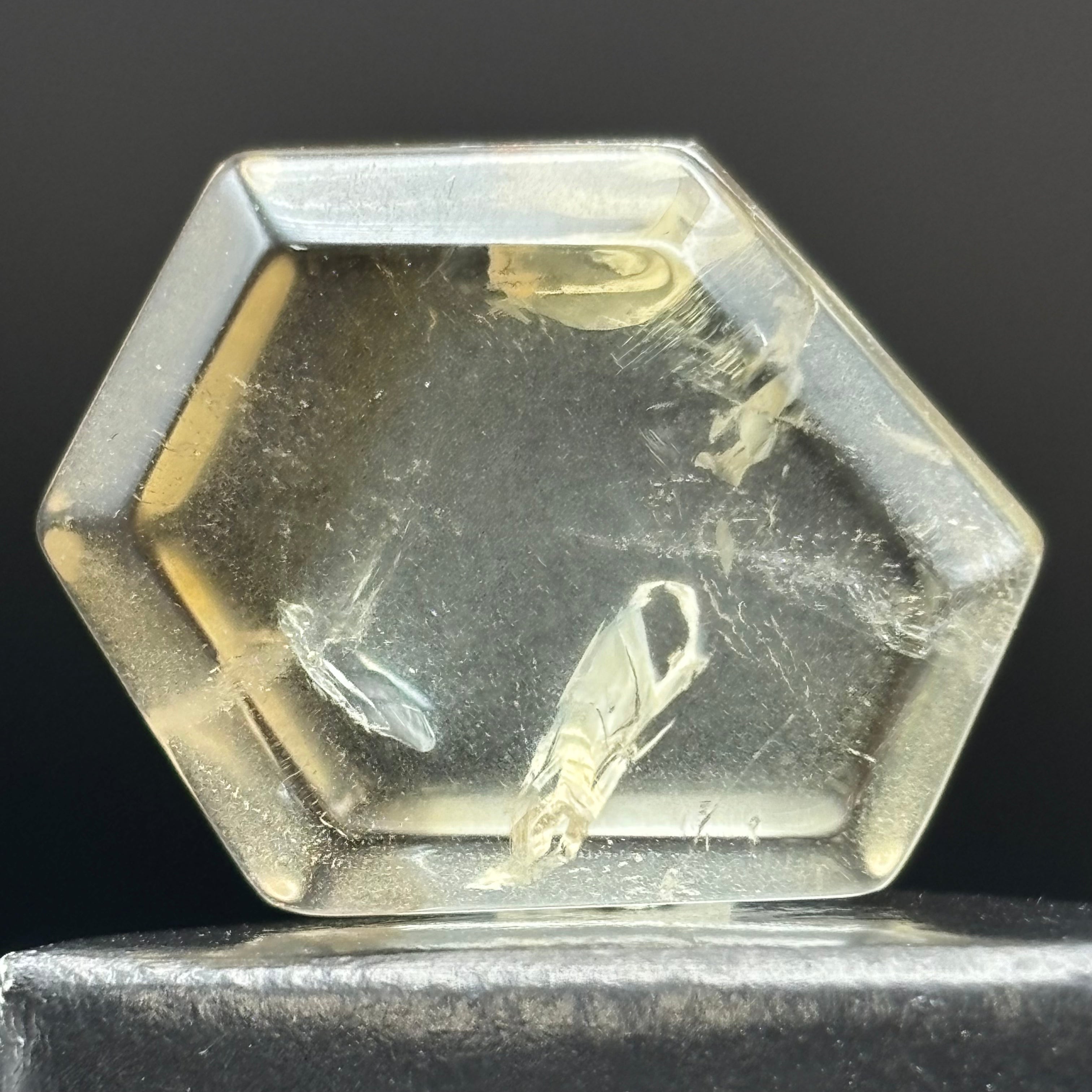 Citrine Crystal Cross-Section - 015