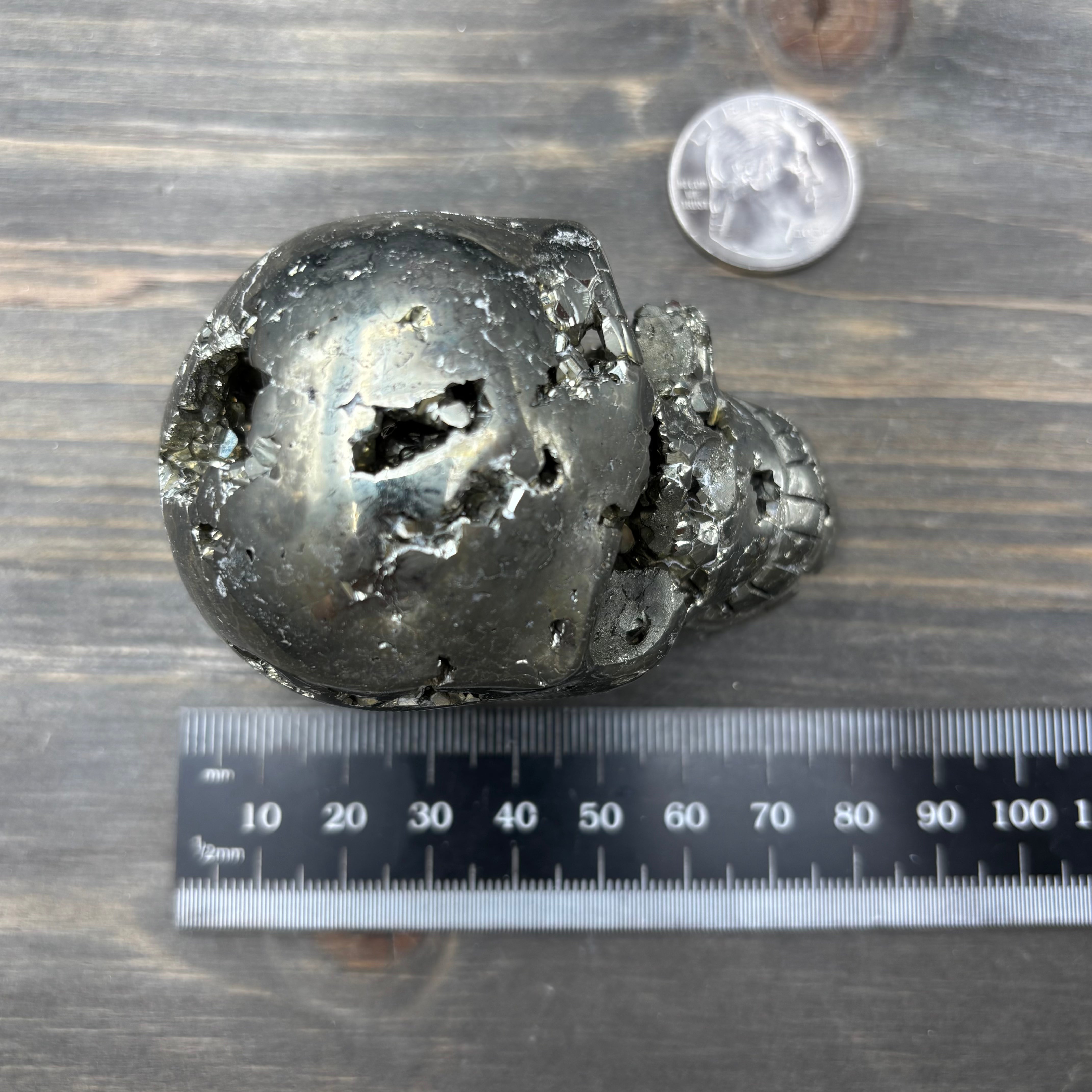 Pyrite Crystal Skull - 003