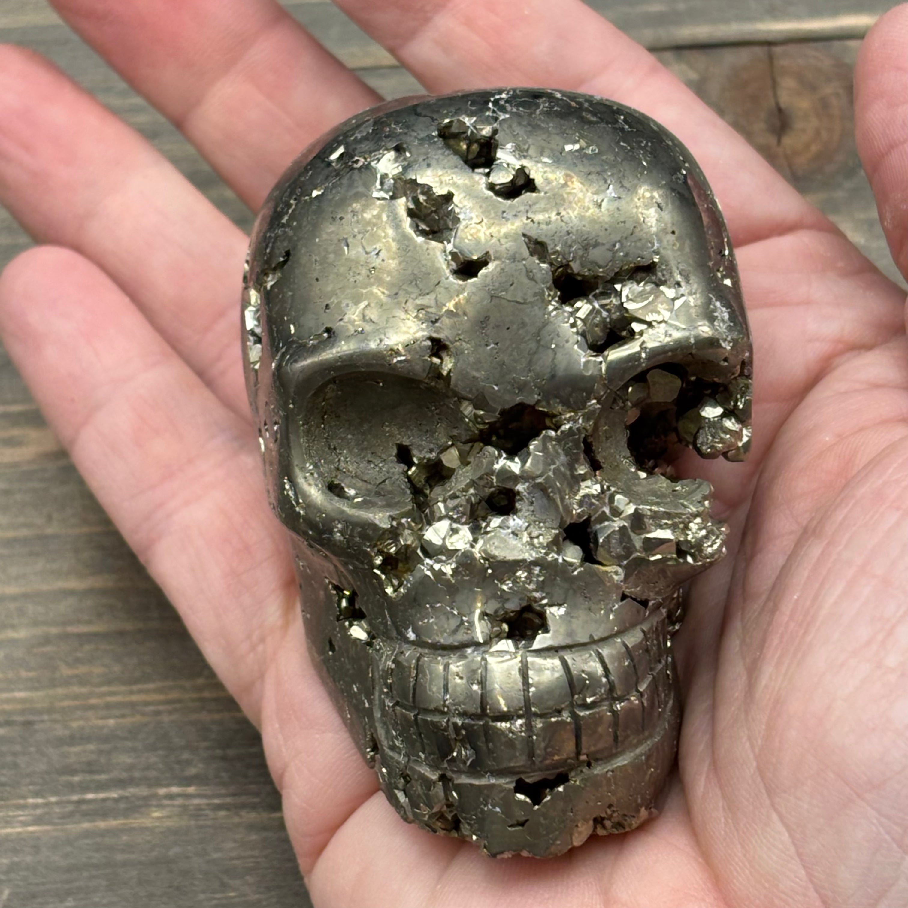 Pyrite Crystal Skull - 003