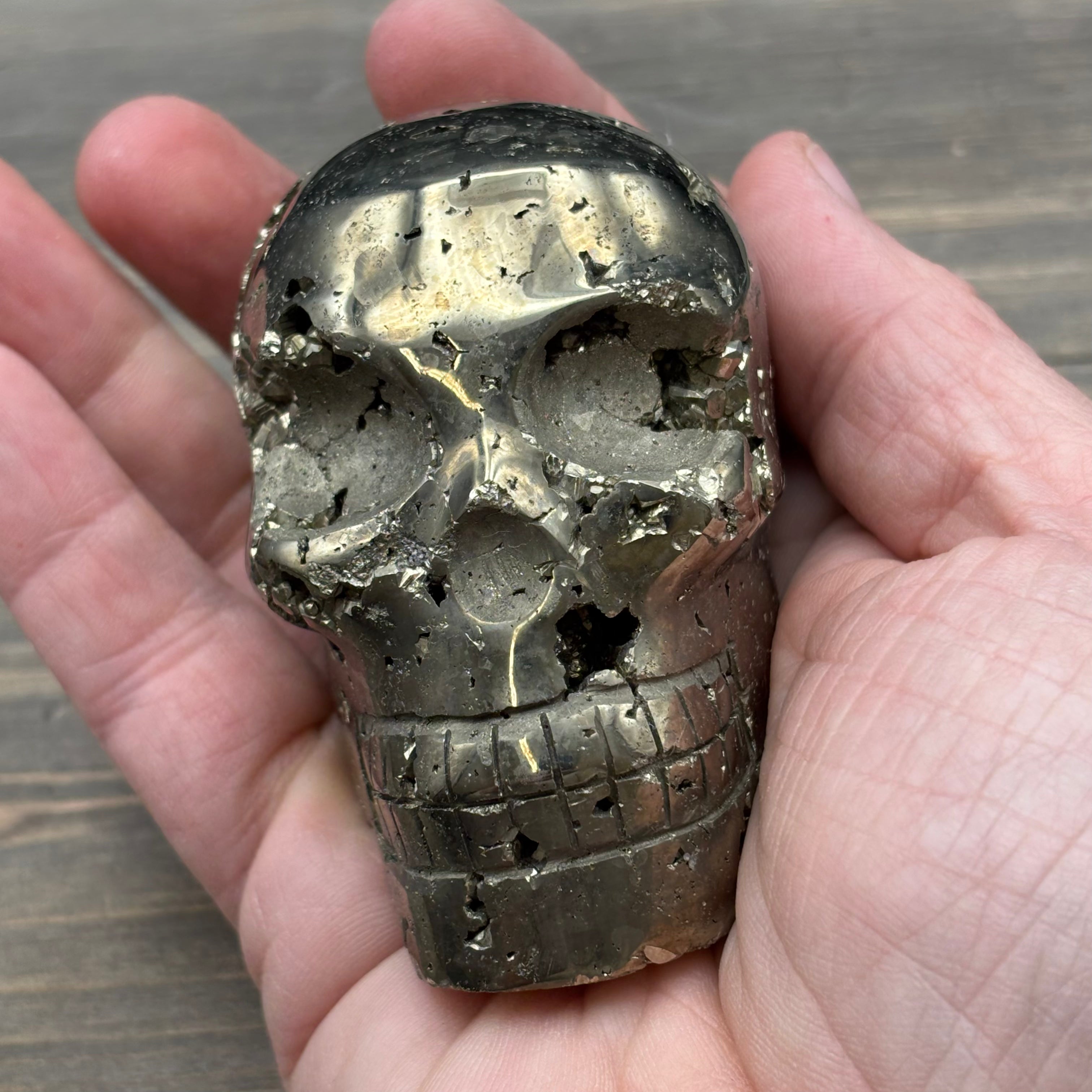 Pyrite Crystal Skull - 005