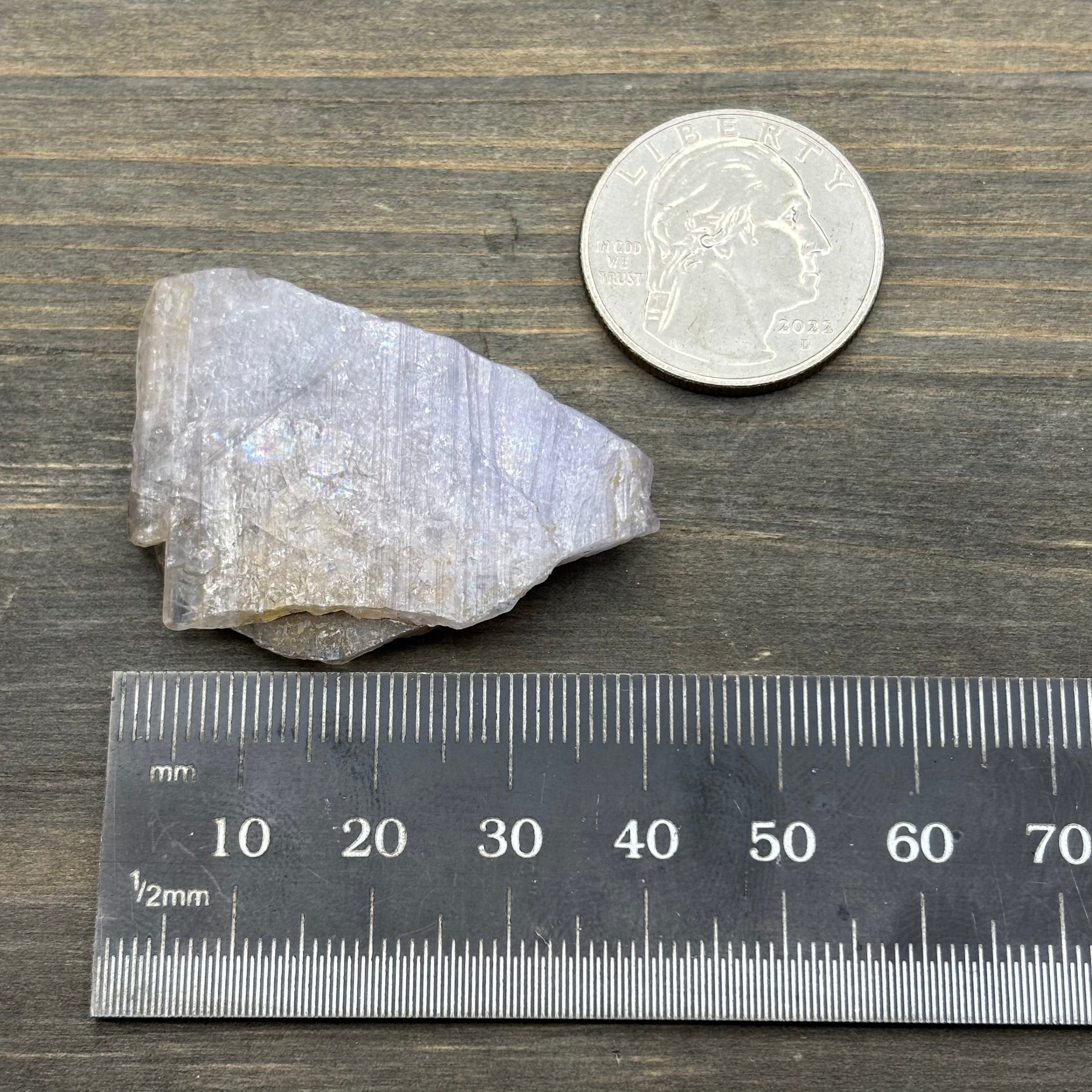 Fluorescent Mangano Axinite - 001