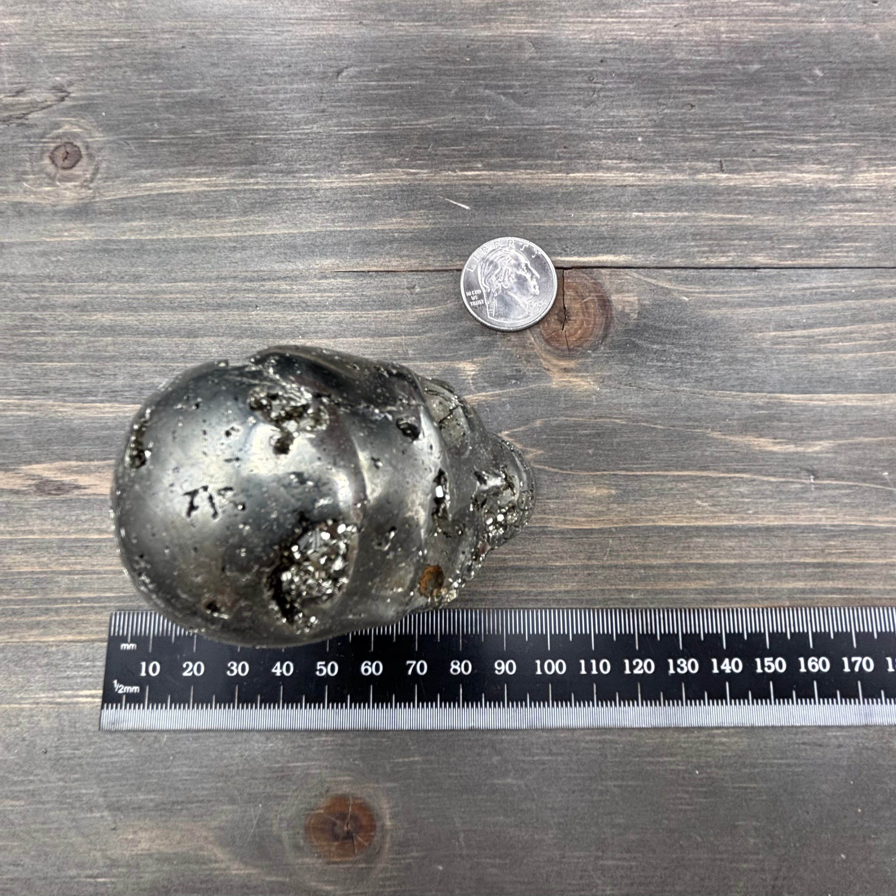 Pyrite Crystal Skull - 007