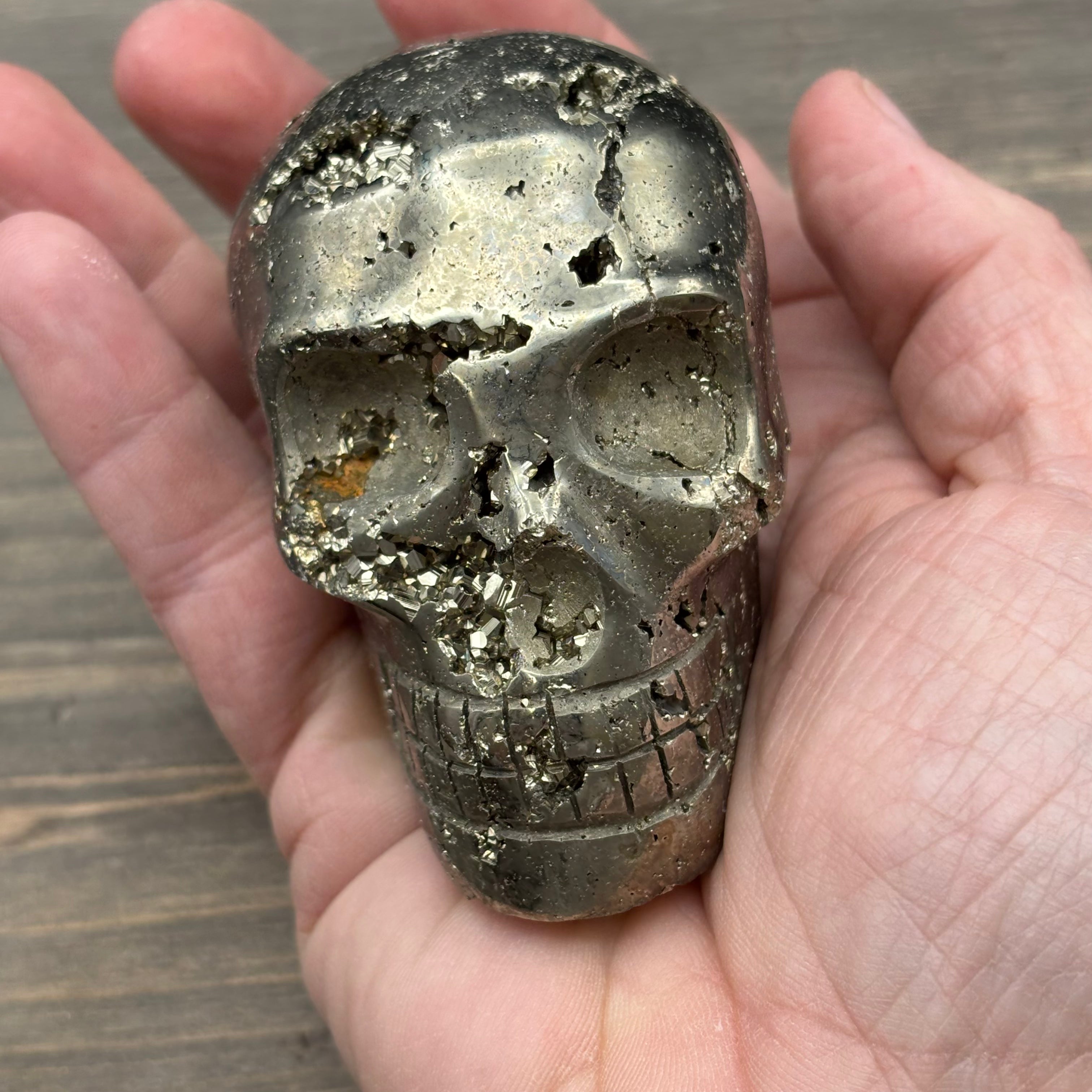 Pyrite Crystal Skull - 007