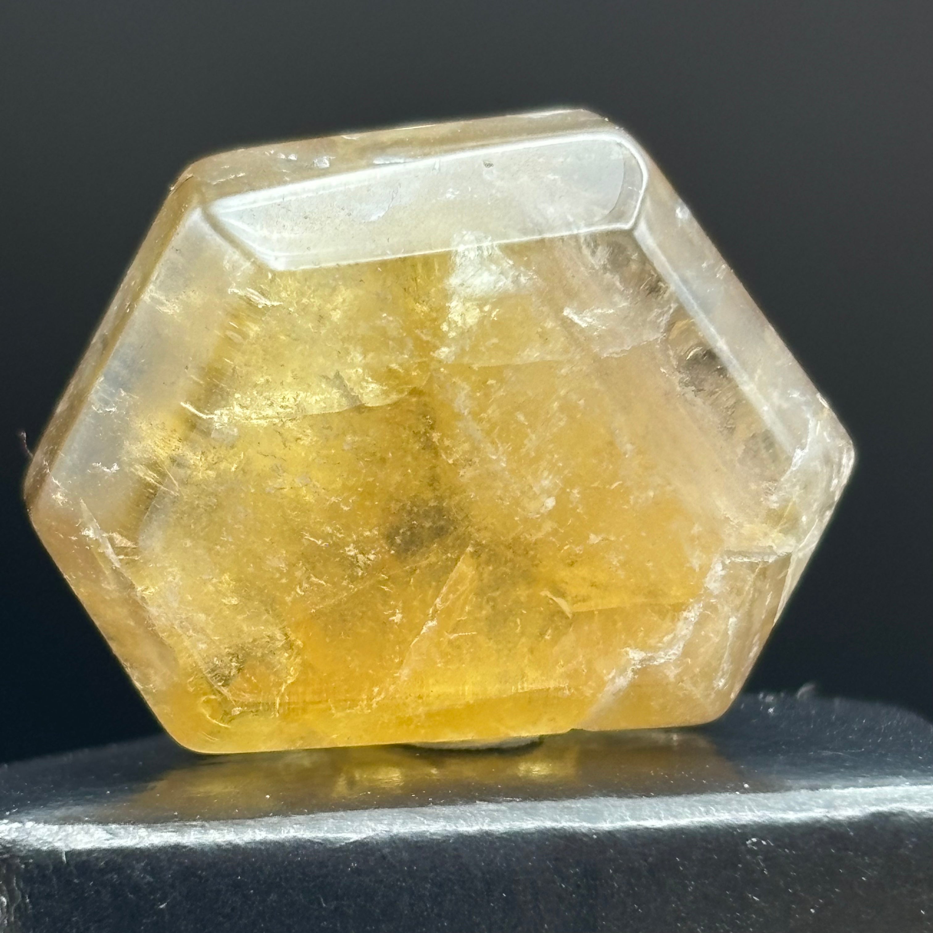 Citrine Crystal Cross-Section - 024