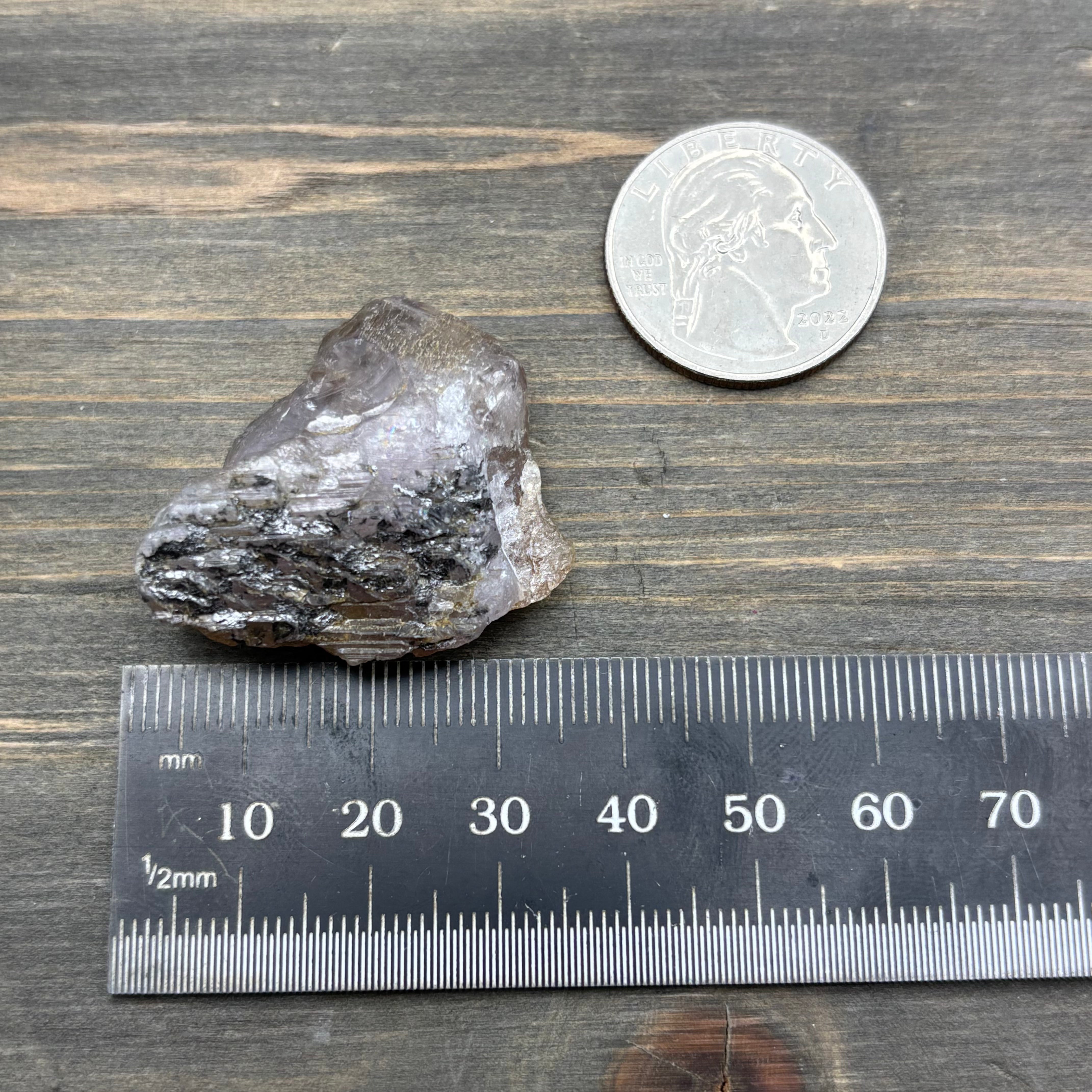 Fluorescent Mangano Axinite - 003