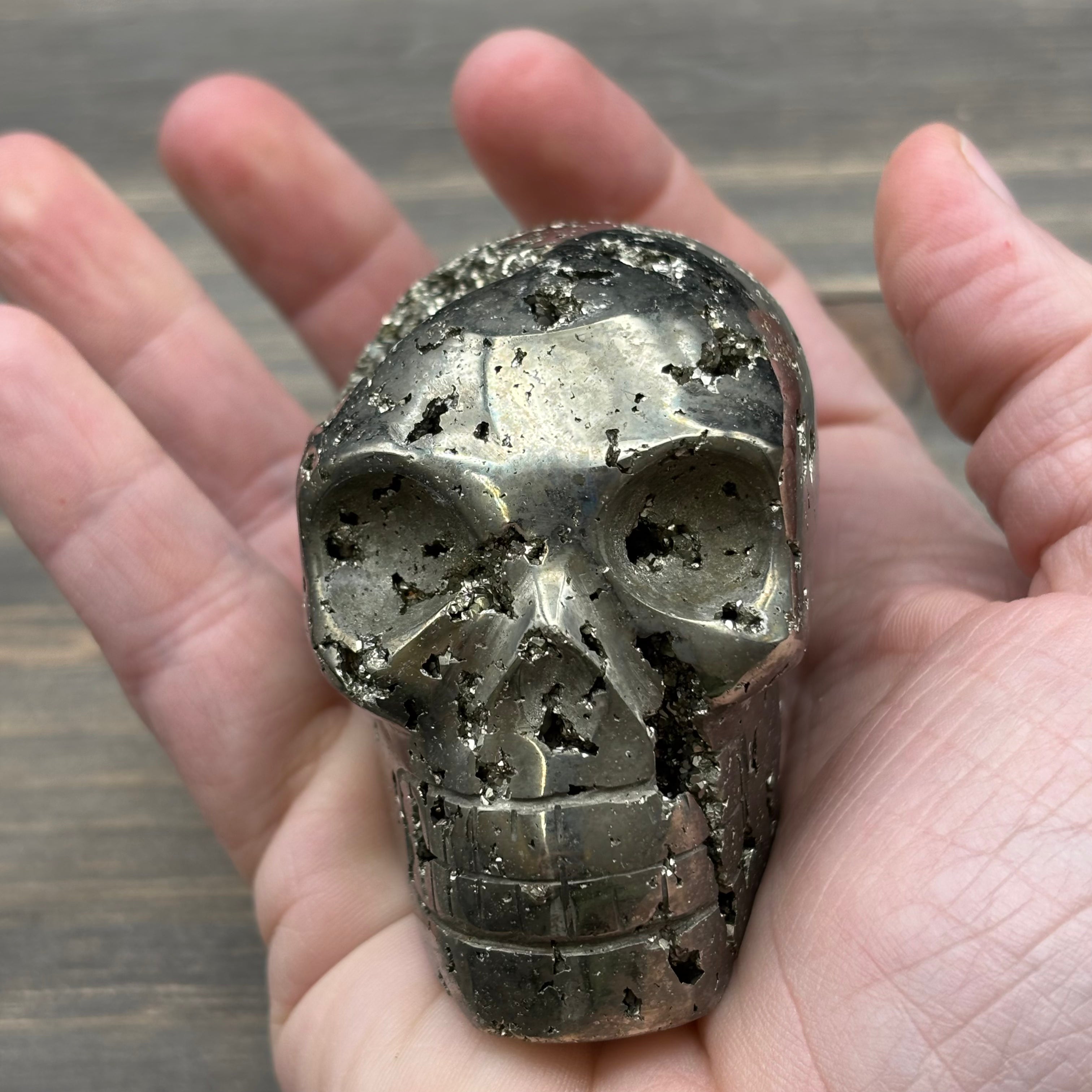 Pyrite Crystal Skull - 011