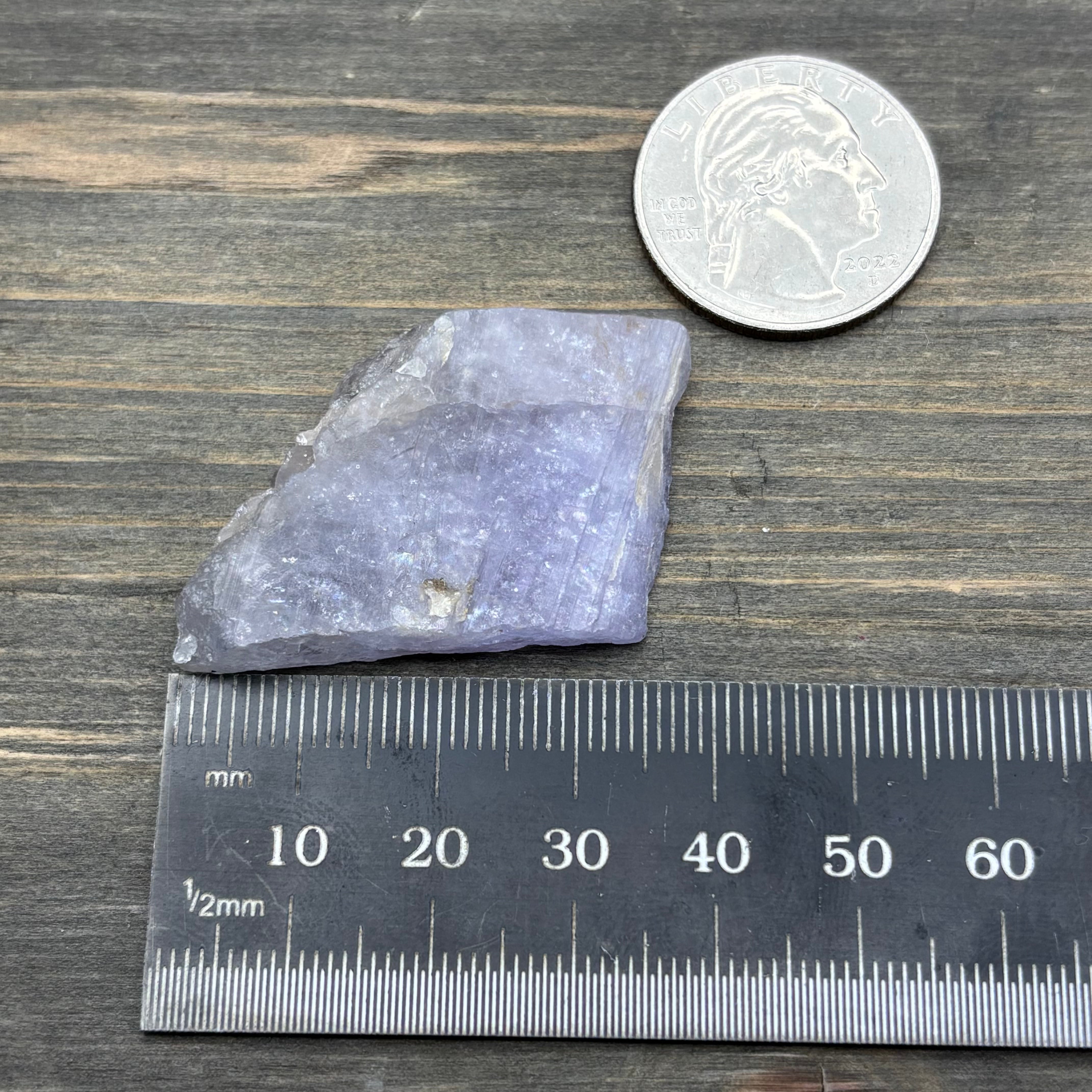 Fluorescent Mangano Axinite - 005