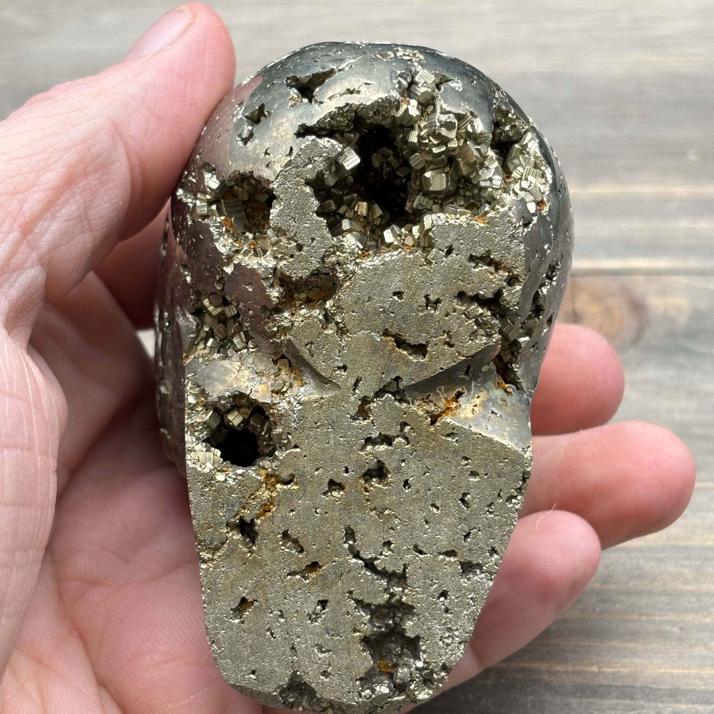 Pyrite Crystal Skull - 013