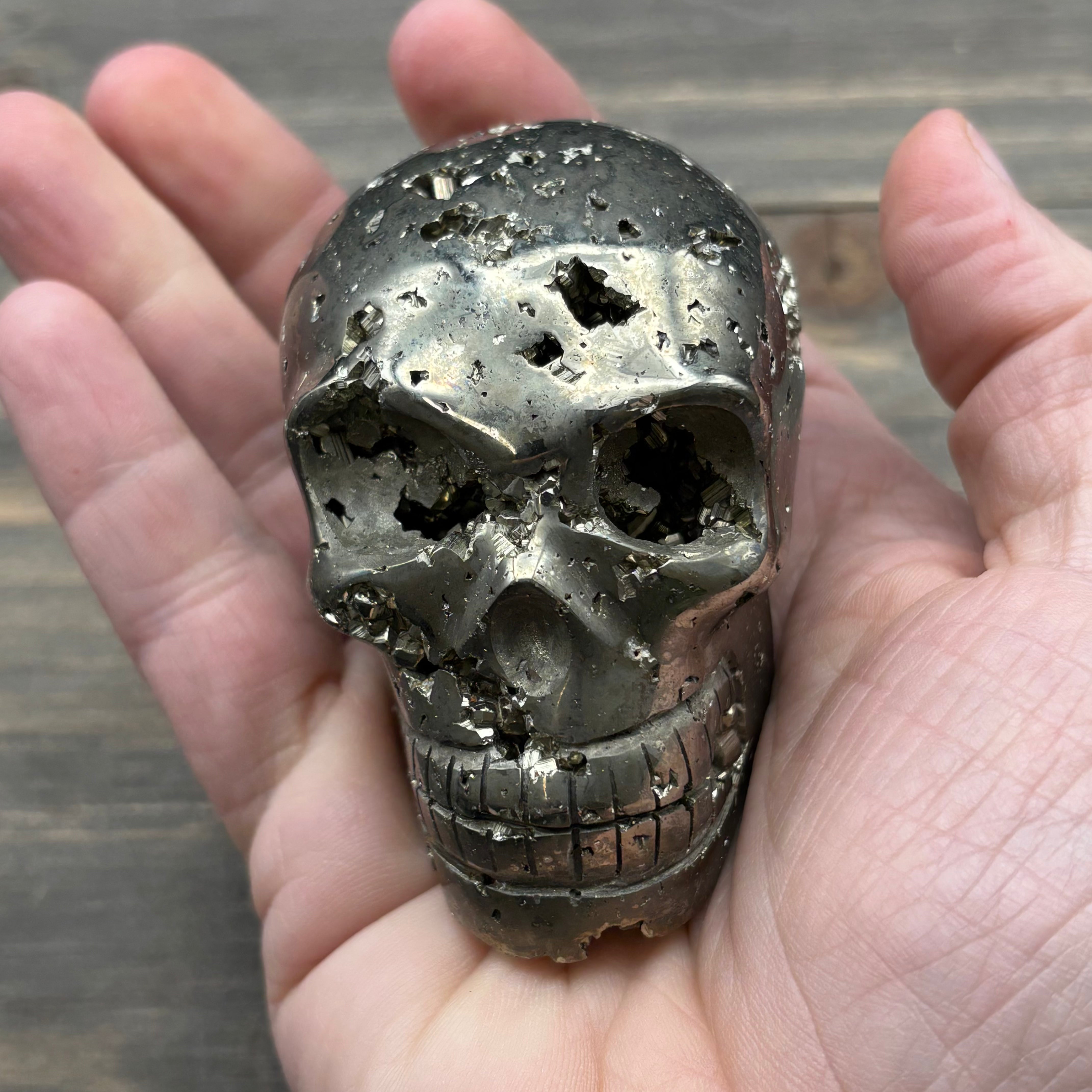 Pyrite Crystal Skull - 014