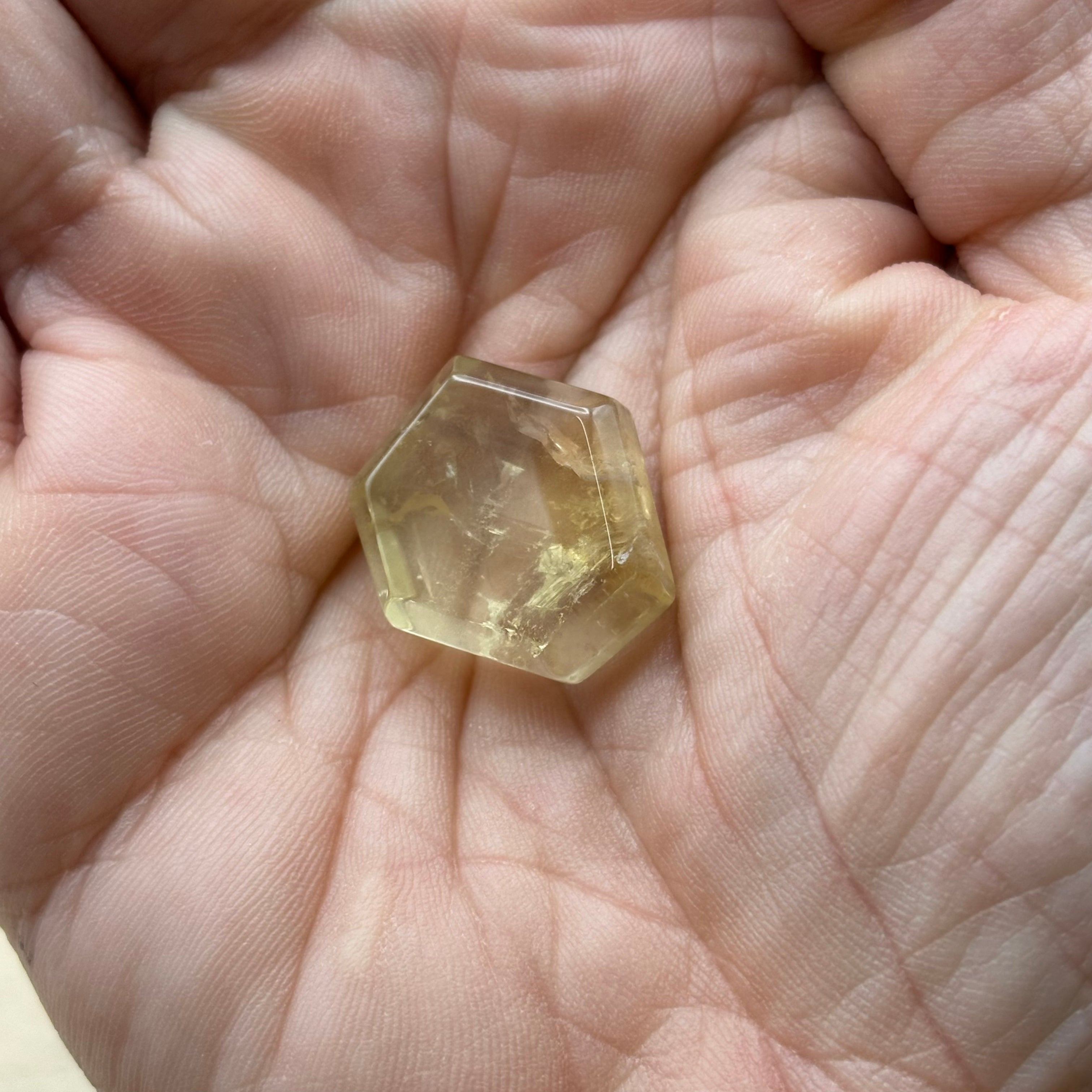 Citrine Crystal Cross-Section - 032