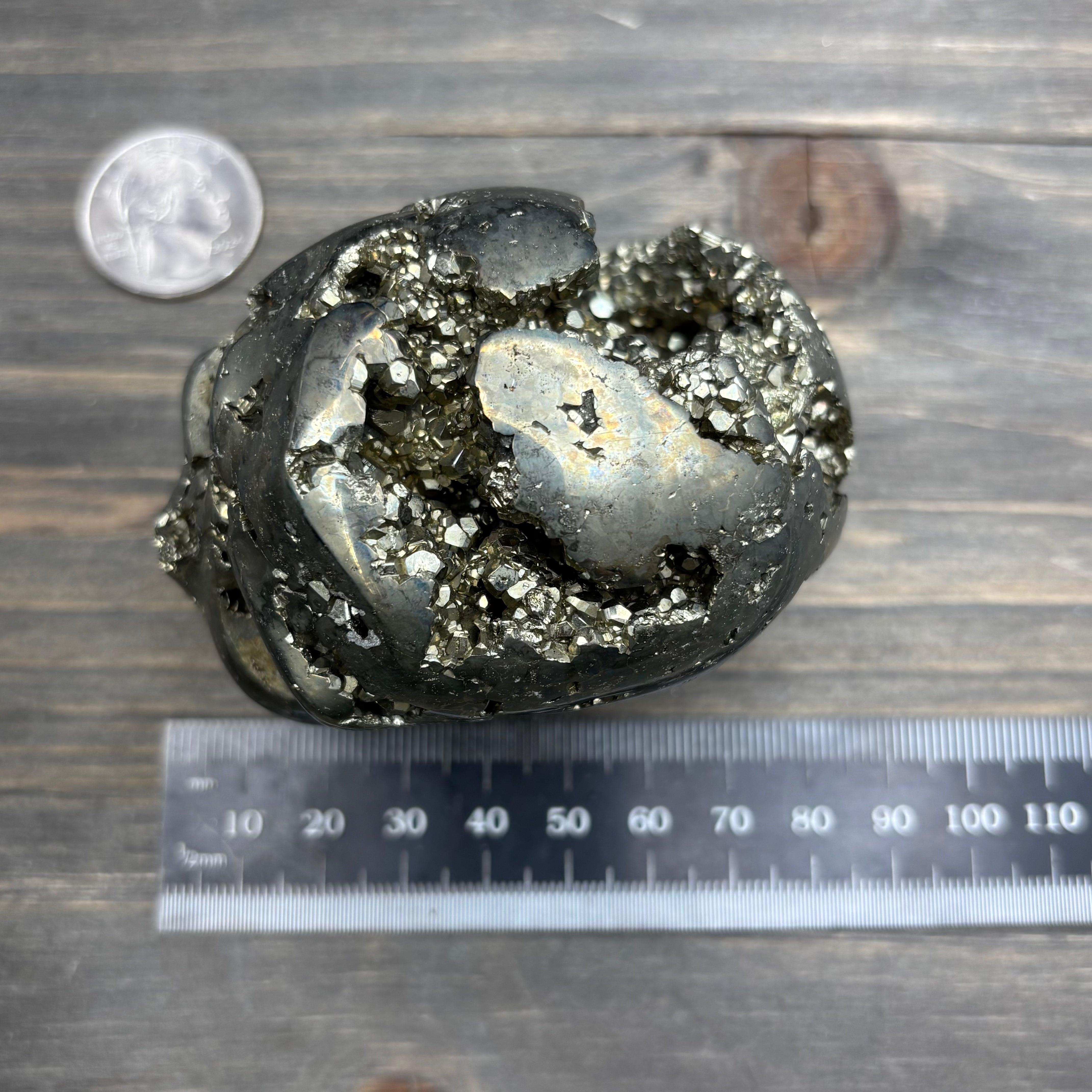 Pyrite Crystal Skull - 018