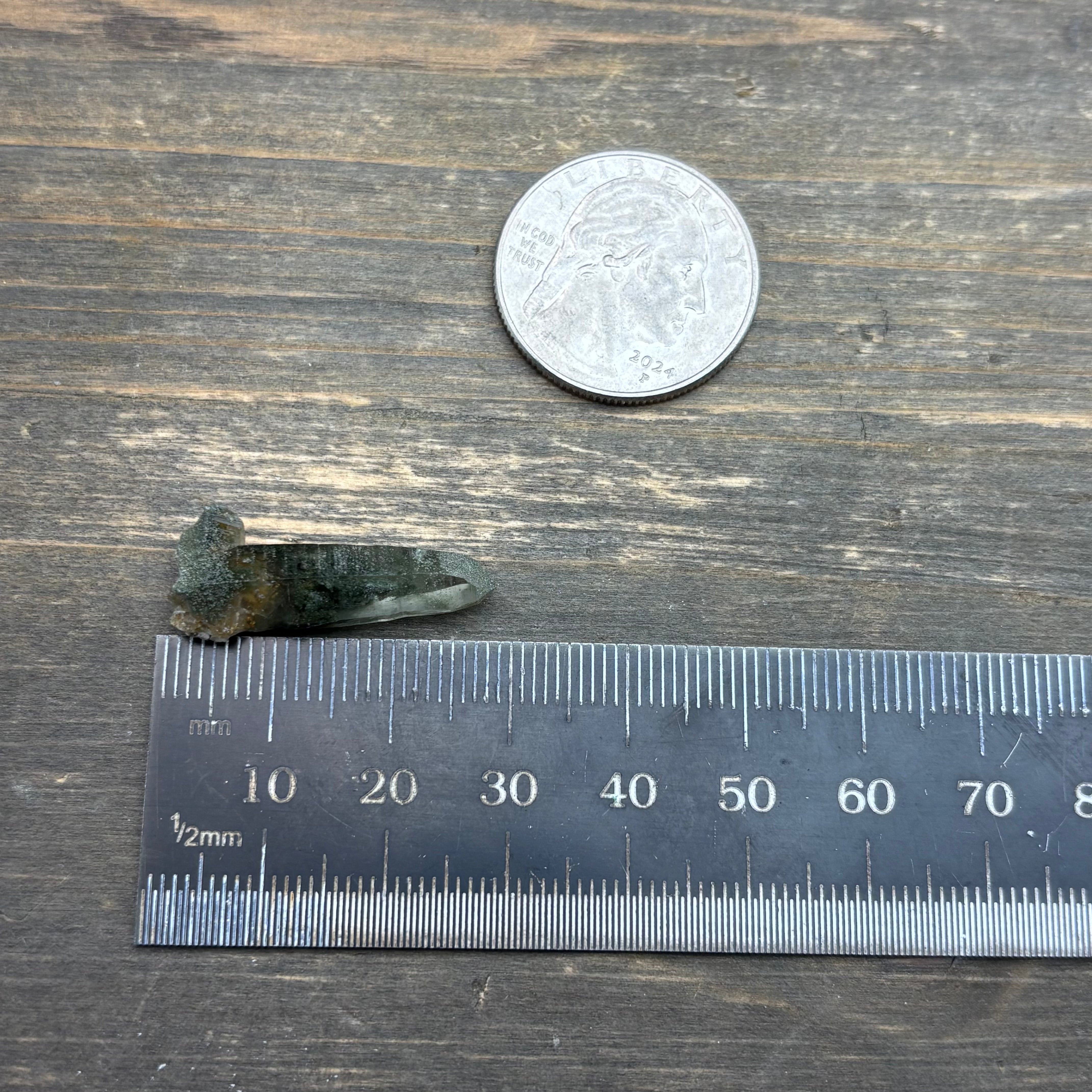 Himalayan Chlorite Quartz Point - 117