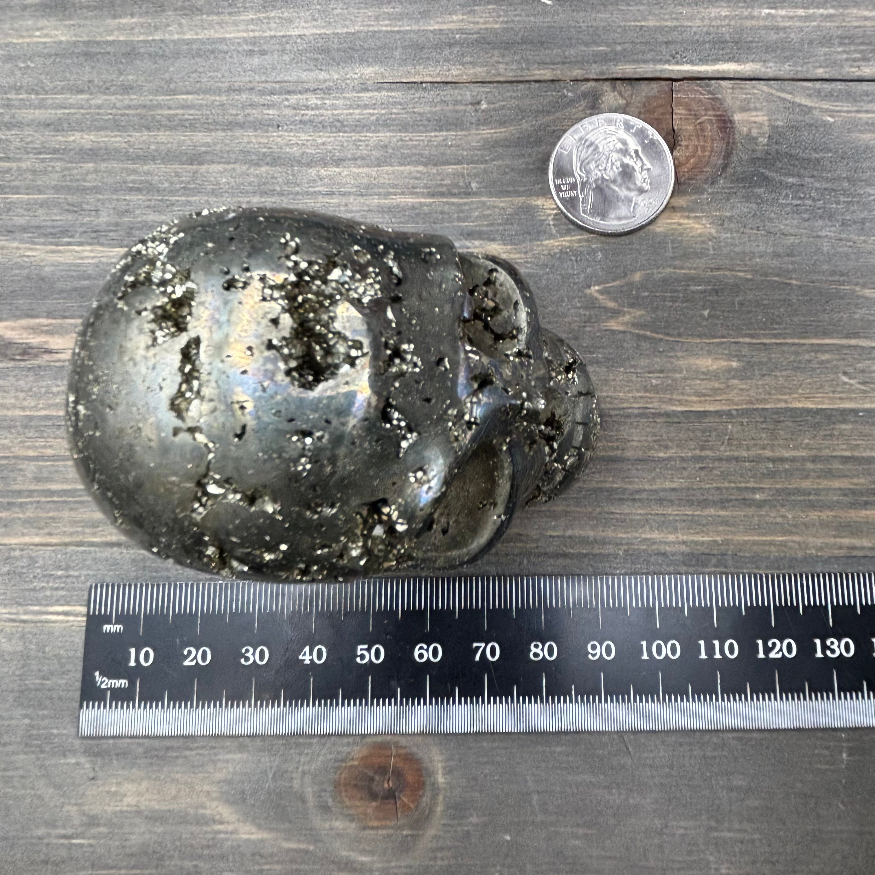 Pyrite Crystal Skull - 019