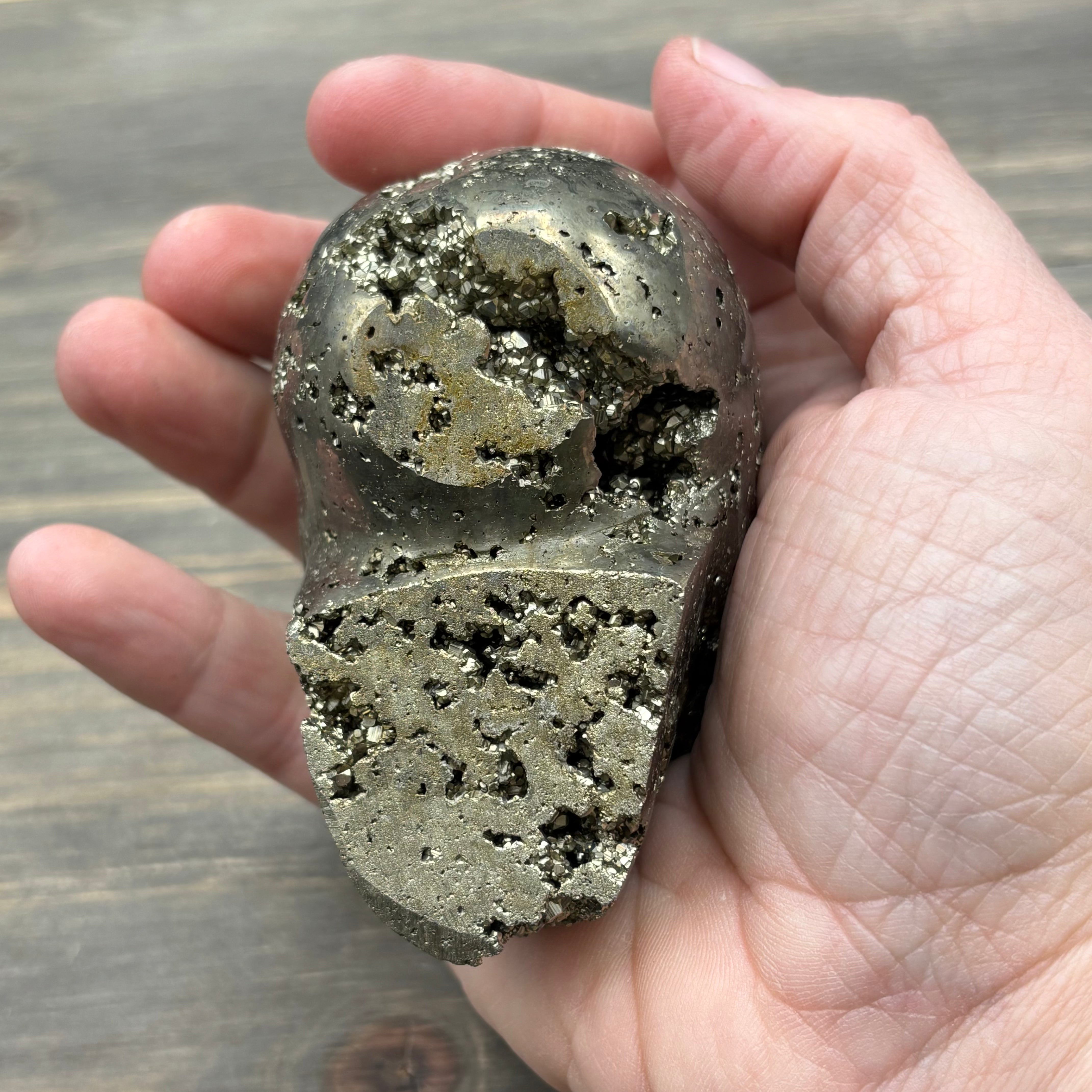 Pyrite Crystal Skull - 019