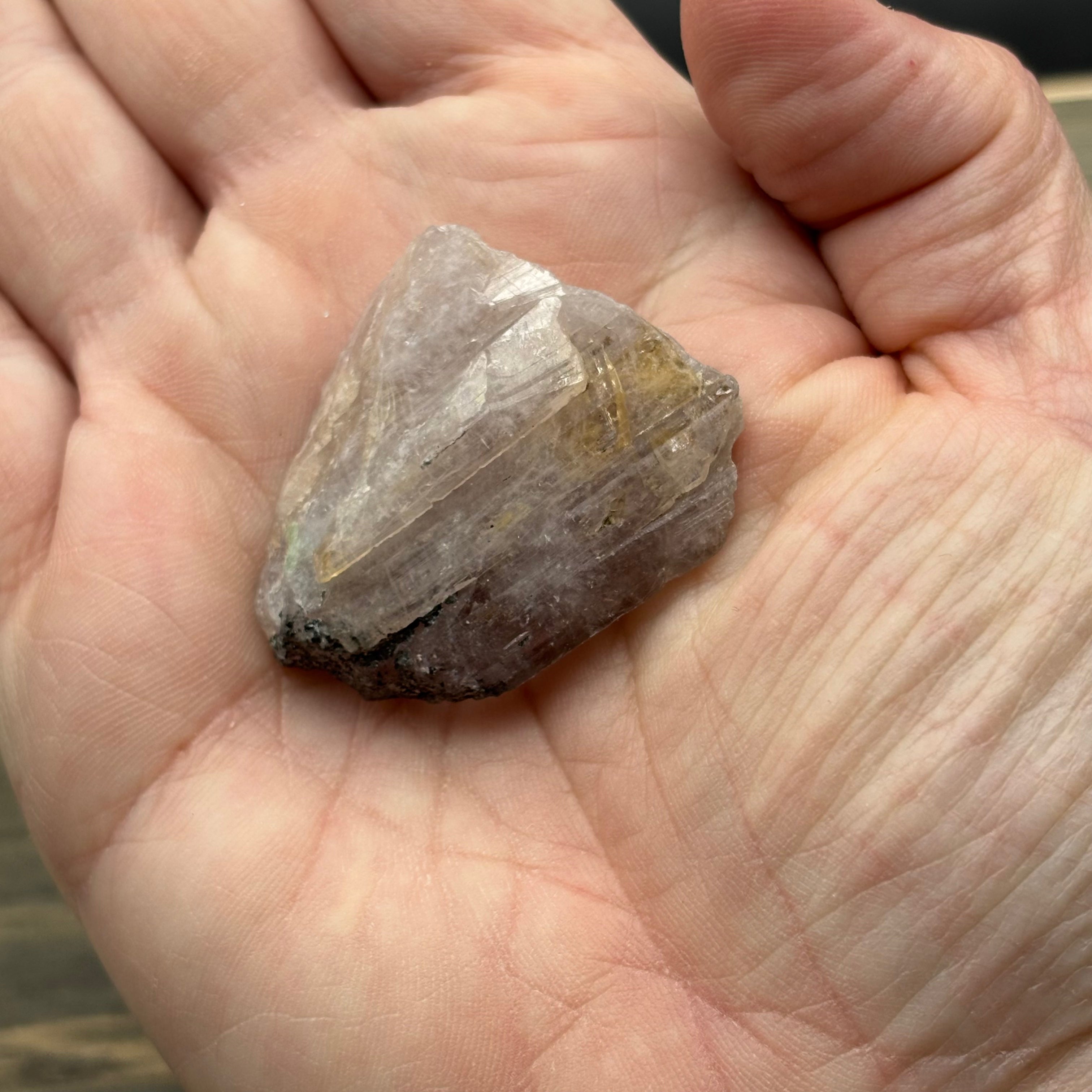 Fluorescent Mangano Axinite - 012