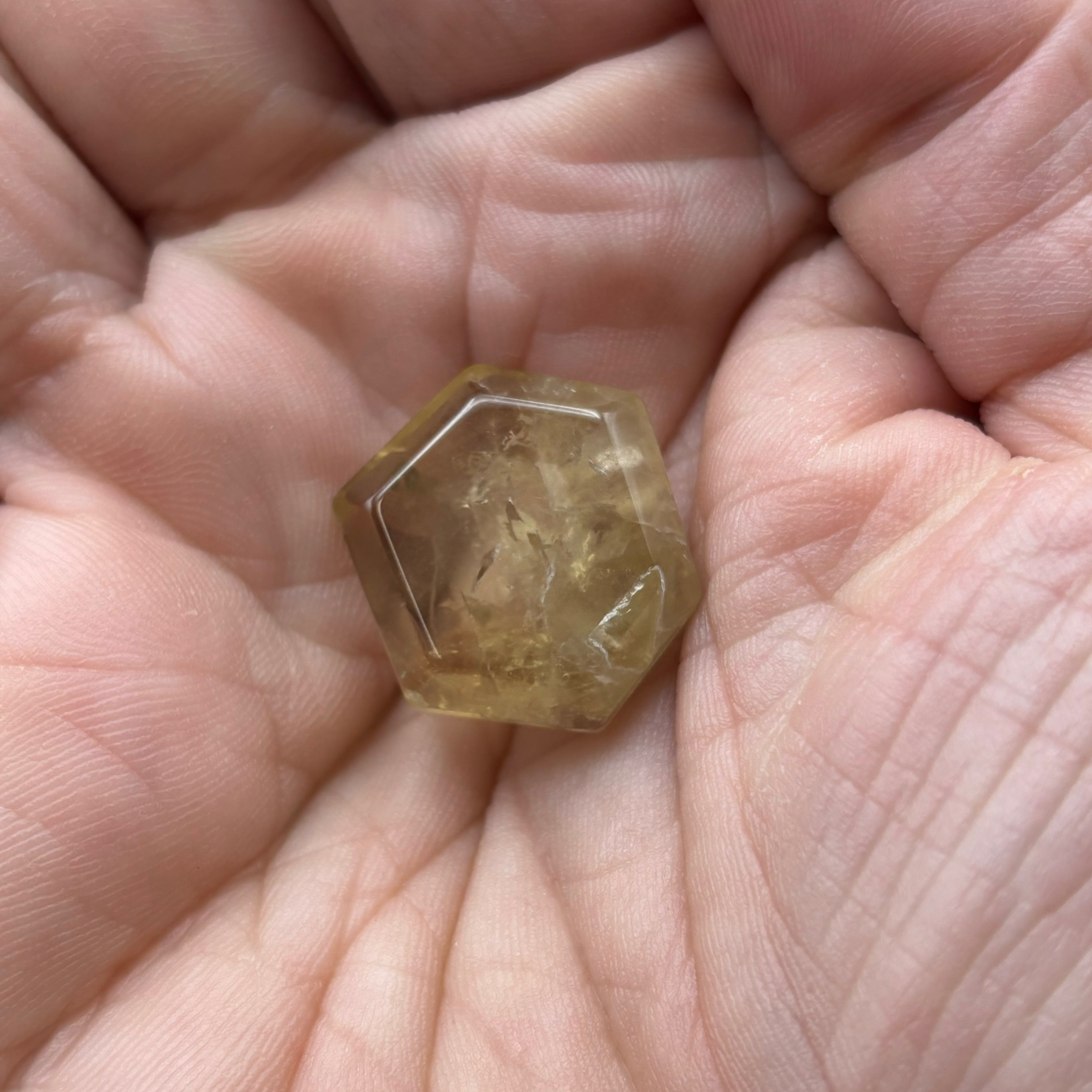 Citrine Crystal Cross-Section - 036