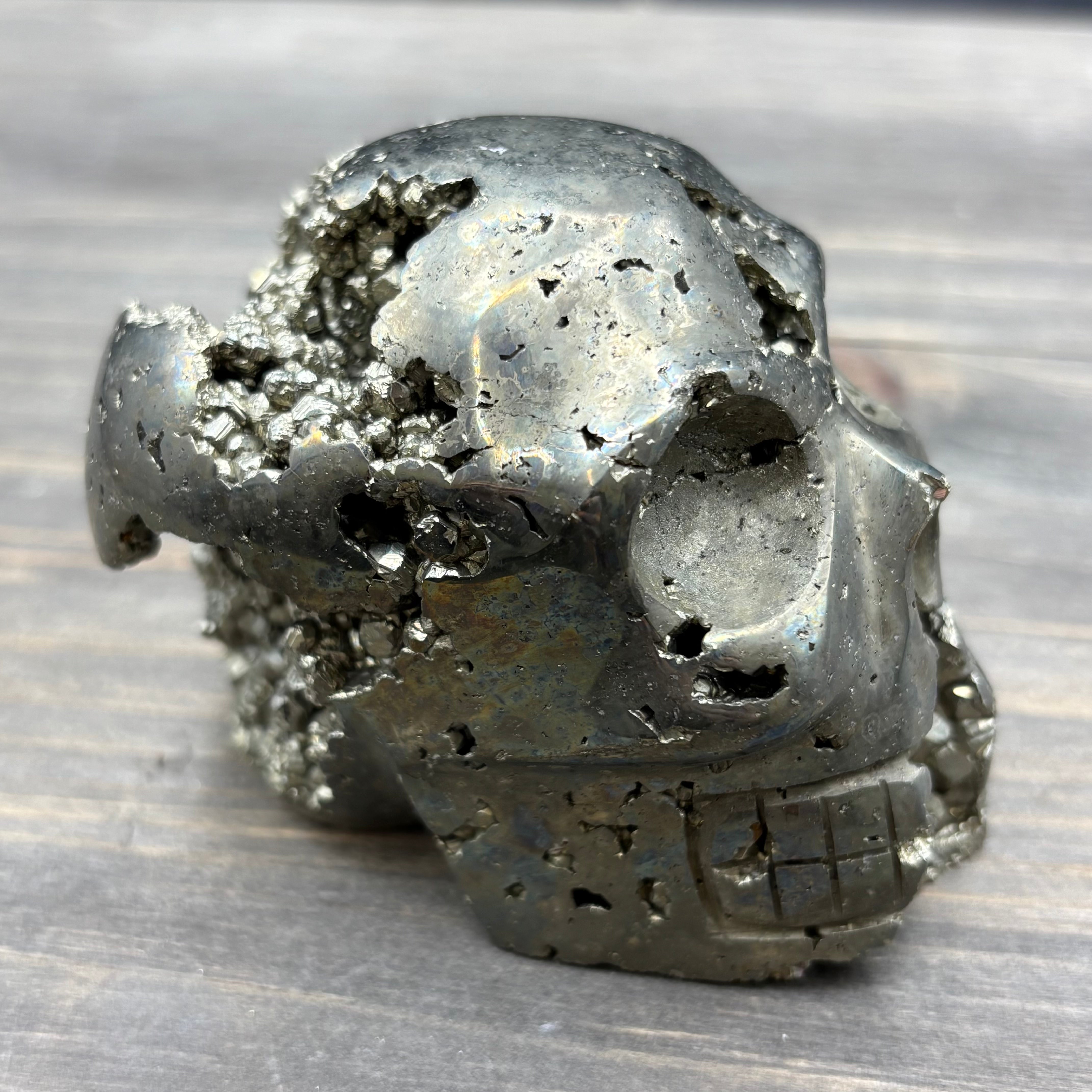 Pyrite Crystal Skull - 022