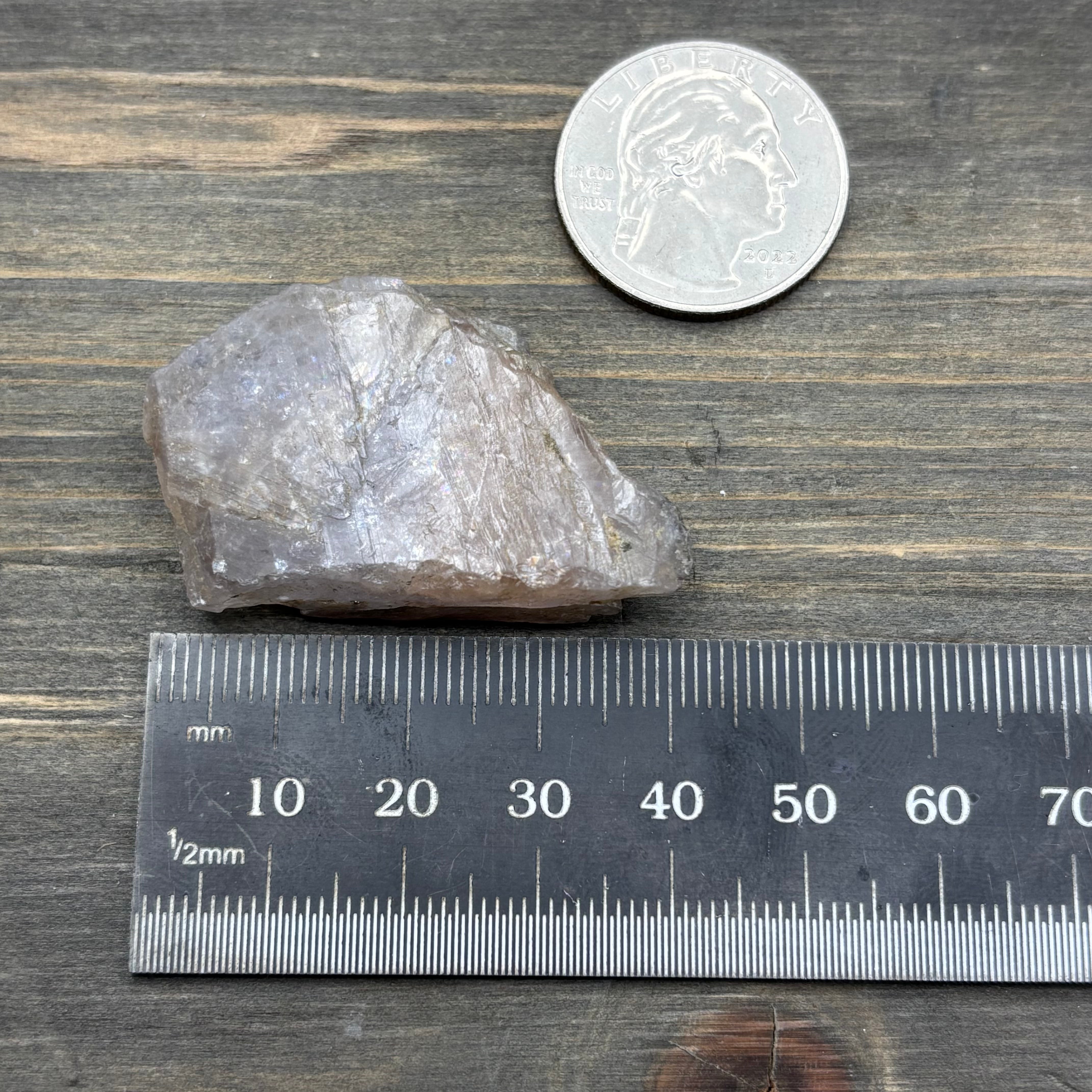 Fluorescent Mangano Axinite - 014